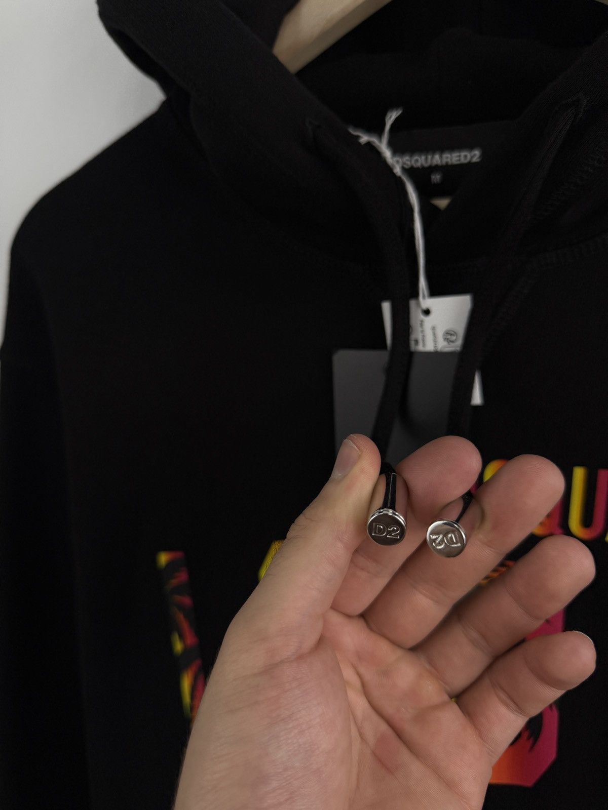 Dsquared2 🇮🇹❗️NEW Dsquared2 ICON Hawaiian Logo Hoodie Y2K Size US M / EU 48-50 / 2 - 12 Thumbnail