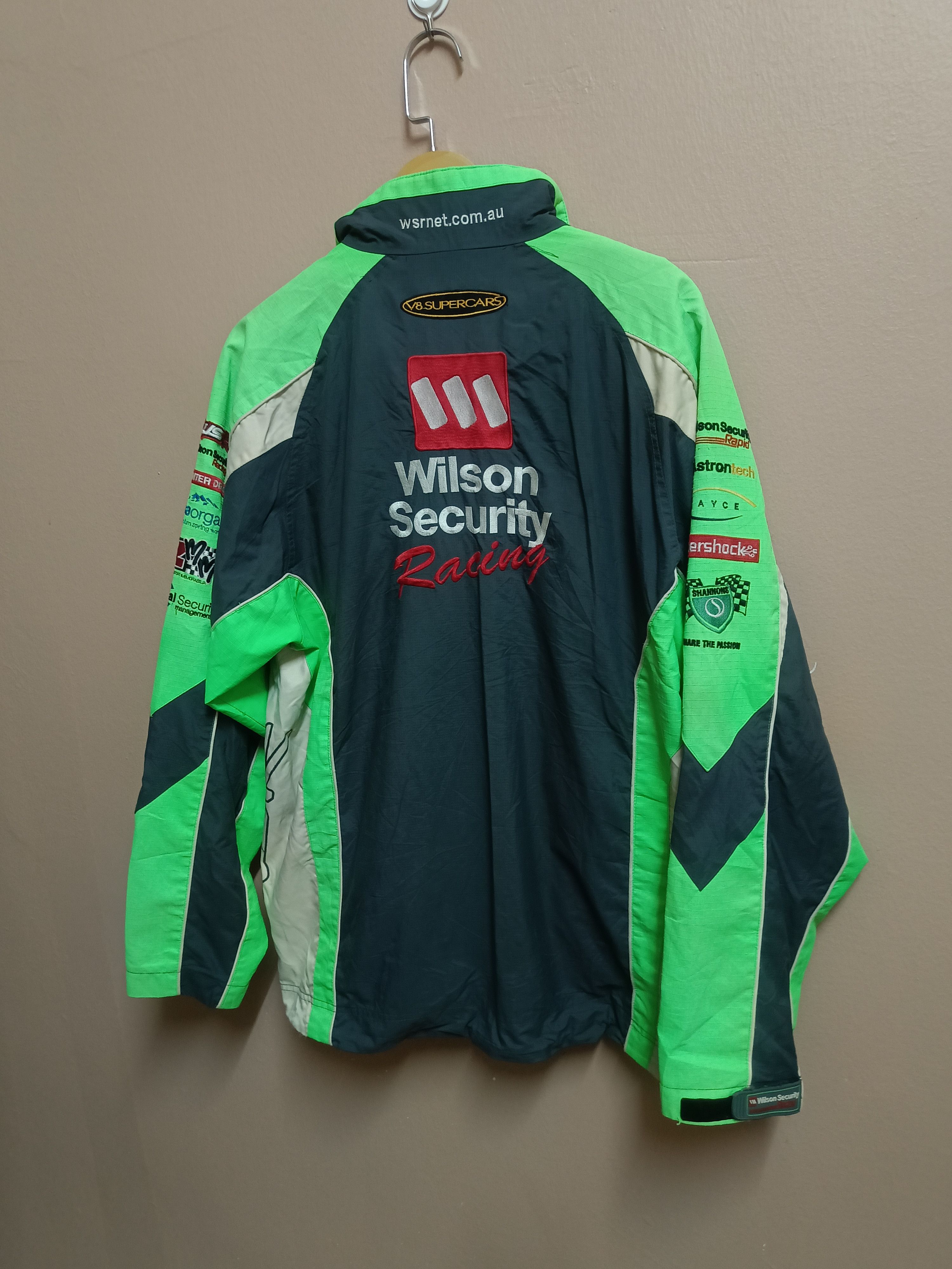 NASCAR Wilson Security Racing team Jacket Size US L / EU 52-54 / 3 - 8 Thumbnail