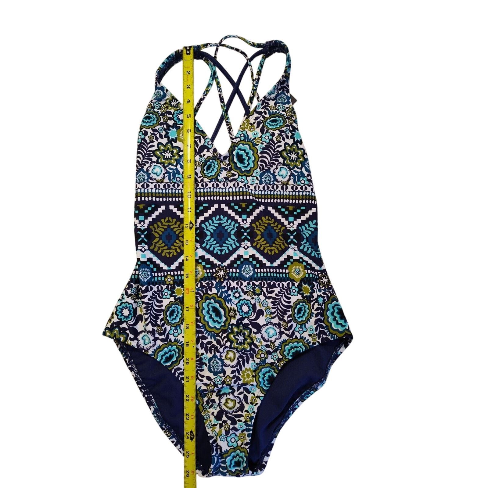 Mossimo Mossimo Bathing Swim Suit Size Small Swim Blue Green Size S / US 4 / IT 40 - 9 Thumbnail