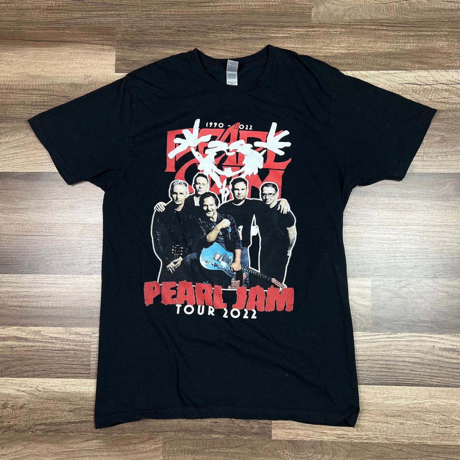 Gildan Pearl Jam 2022 US Tour Official T-Shirt Size Medium Size US M / EU 48-50 / 2 - 1 Thumbnail