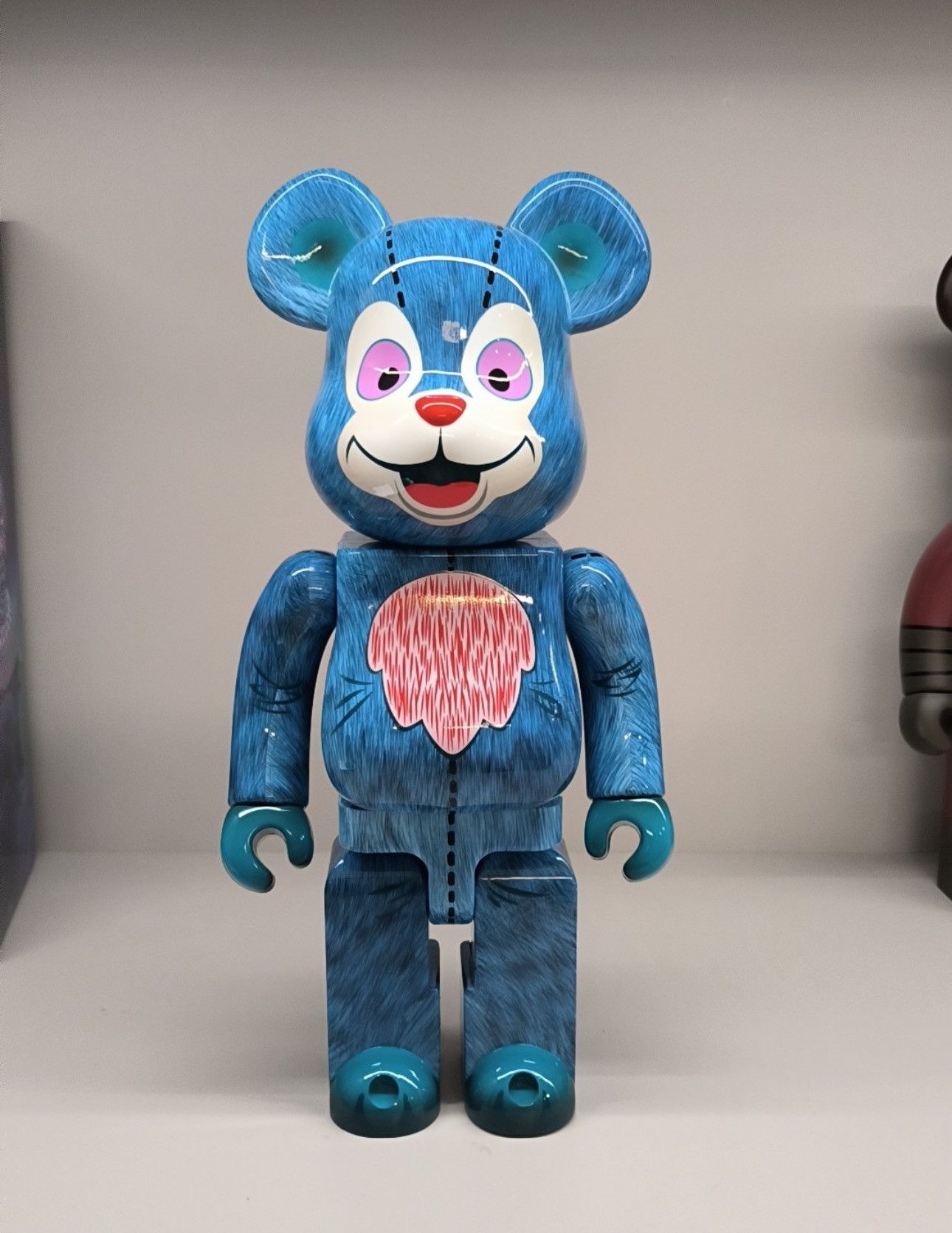 Japanese Brand Bearbrick IT Bear Blue 400% Size ONE SIZE - 1 Thumbnail