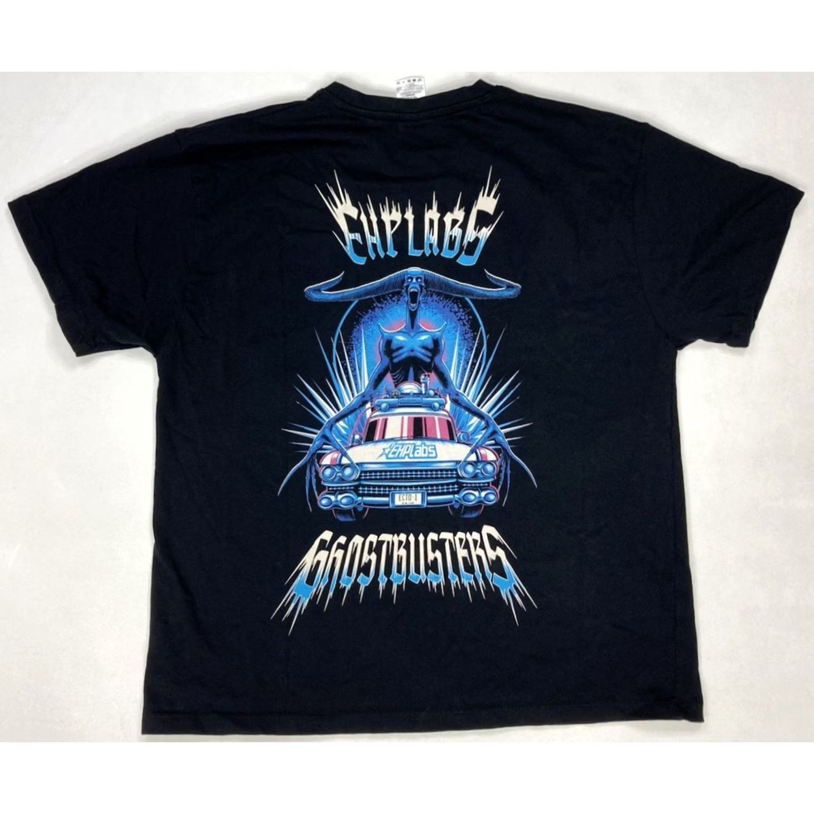Vintage VINTAGE ehp labs Ghostbusters Graphic T-shirt Men XL Black Size US XL / EU 56 / 4 - 2 Thumbnail