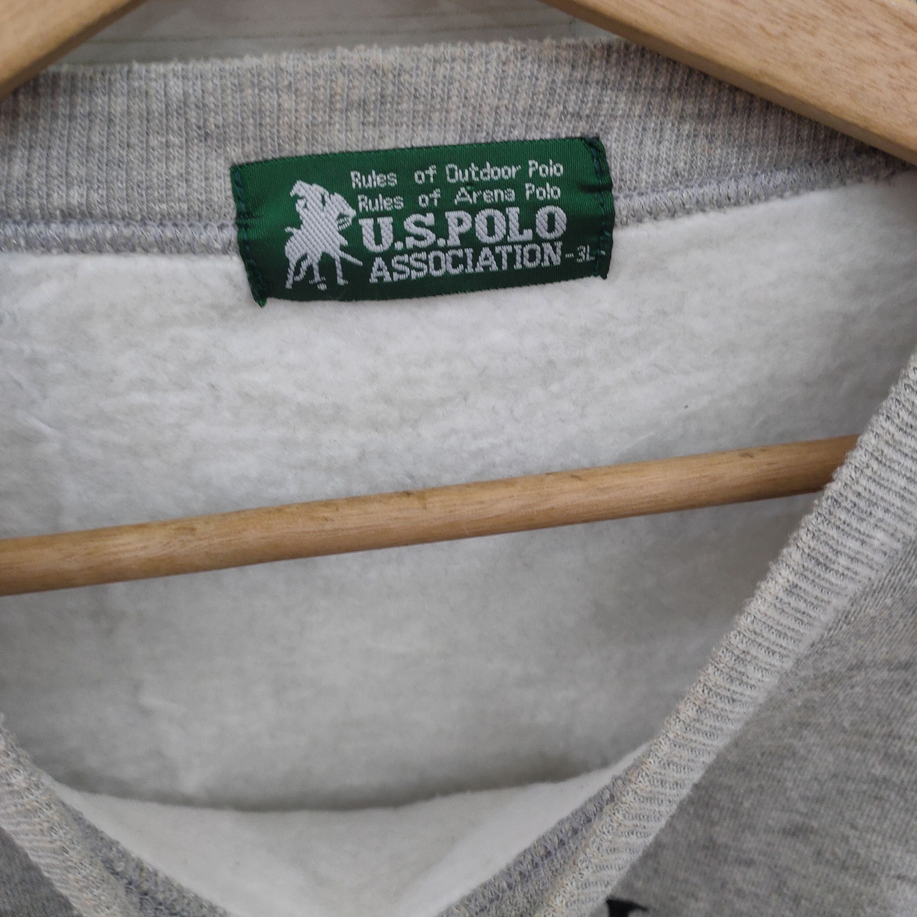 U.S. Polo Assn. Vintage 90s U.S. Polo Assn. USA Sweatshirt Stripes Size US L / EU 52-54 / 3 - 8 Thumbnail