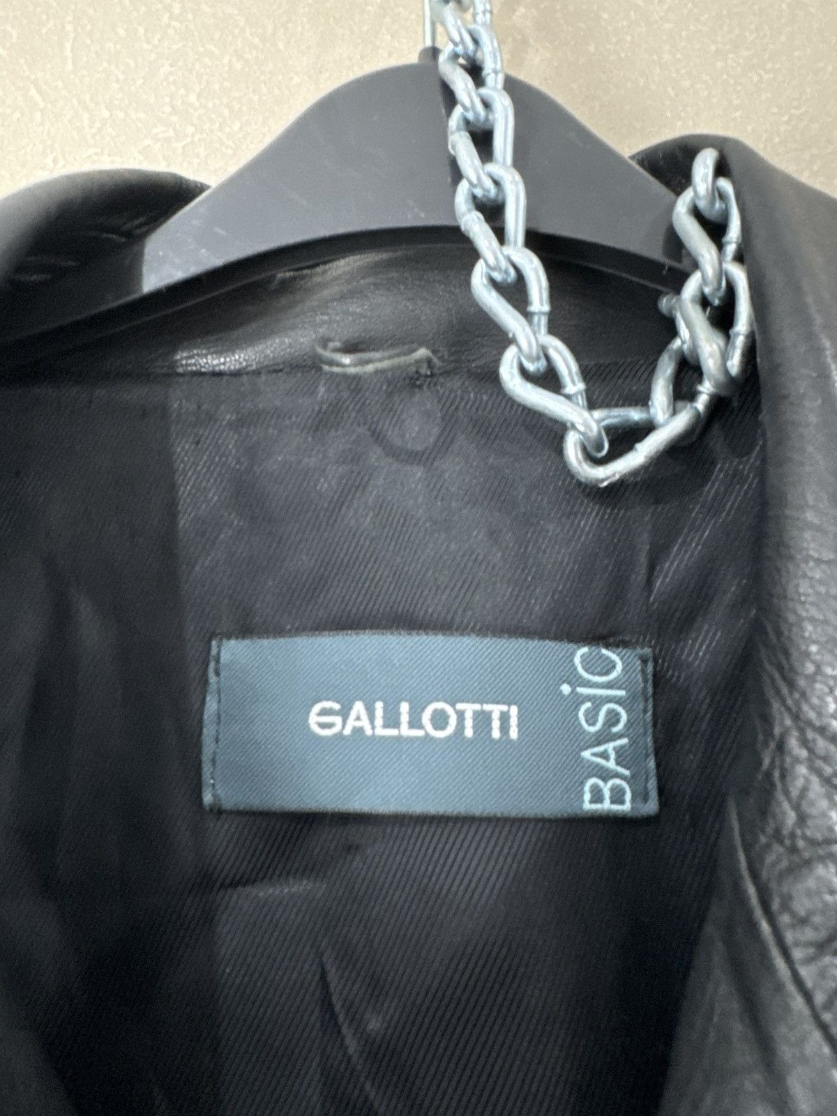 Gallotti Gallotti Vera Pelle Leather coat button Jacket Plaid Liner Size US M / EU 48-50 / 2 - 3 Thumbnail
