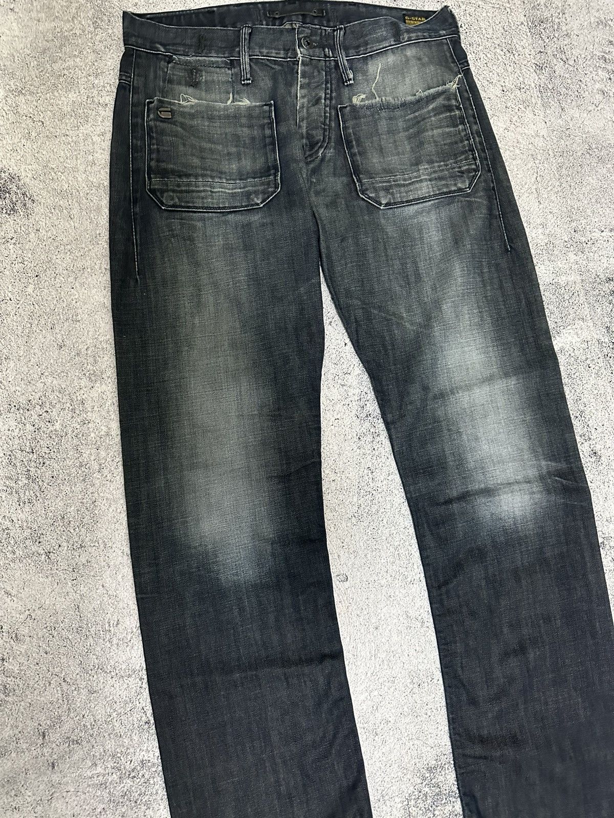 G-Star G-Star Multopocket Dark Denim Jeans W34 L34 Size US 34 / EU 50 - 4 Thumbnail