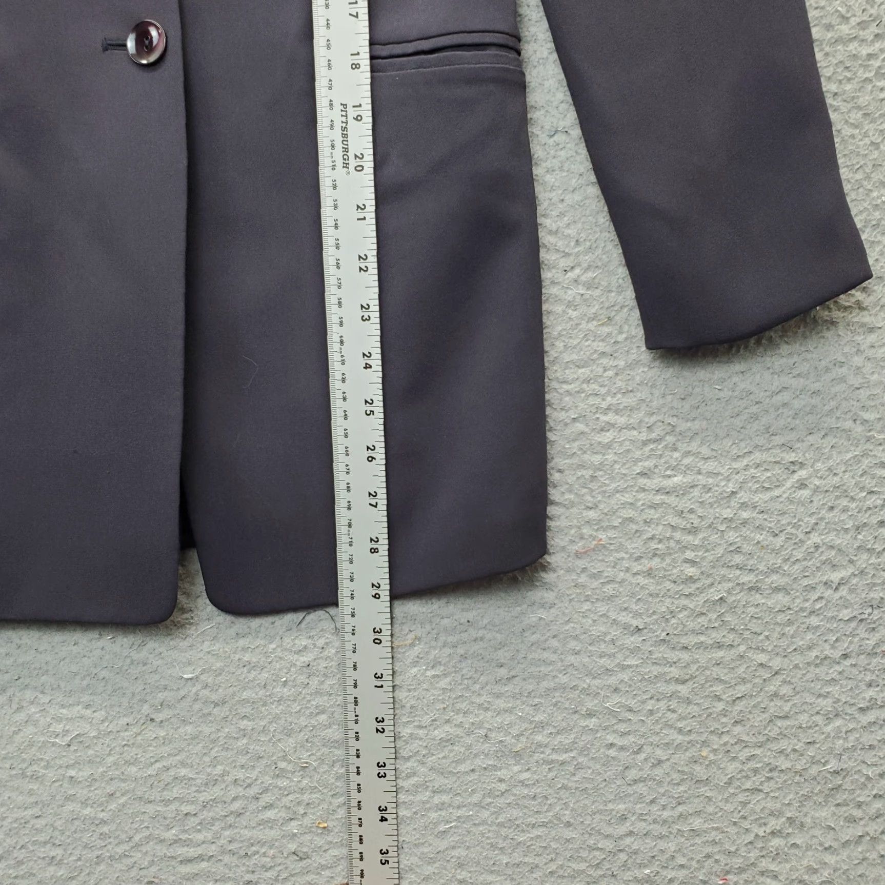 Jones New York Jones New York 2 Piece Set Blazer & Skirt Womens Size 4 Black 100% Silk Lined Size 27" / US 4 / IT 40 - 7 Thumbnail