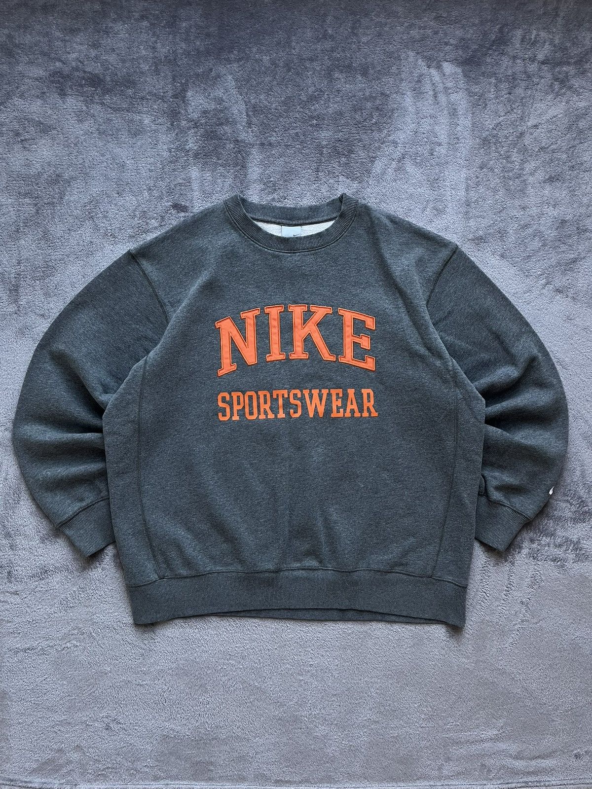 Nike 00s Nike Boxy Oversized Sweatshirt Spellout Big Logo Retro Size US XL / EU 56 / 4 - 1 Thumbnail