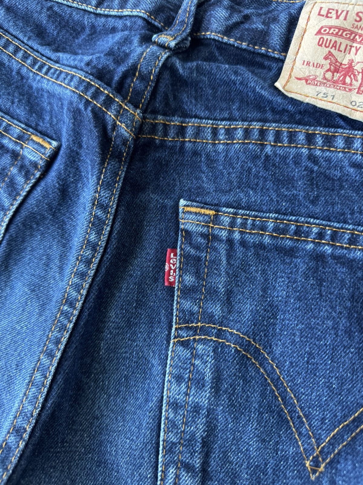Levi's Vintage Levis 751 Straight Fit Men's Jeans Size US 30 / EU 46 - 4 Thumbnail