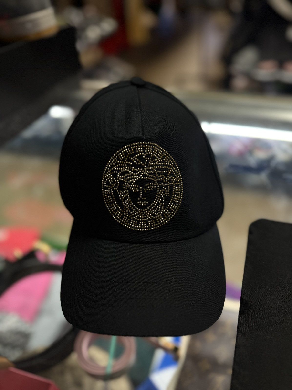 Versace Versace Hat Strap Ajustable Size 60 Pre Owned $395 Size ONE SIZE - 1 Thumbnail