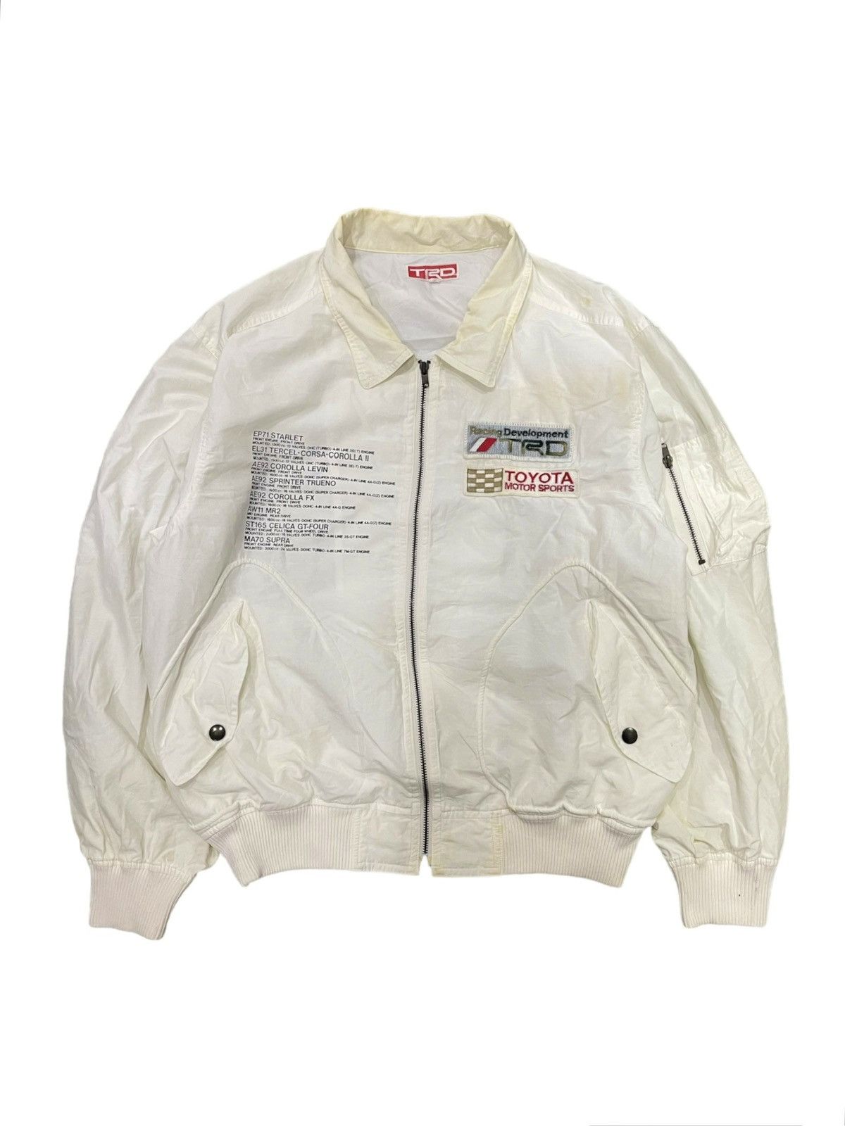 Gear for Sports Vintage Ma-1 Toyota TRD Japan Domestic Market Trueno Jacket Size US L / EU 52-54 / 3 - 1 Thumbnail
