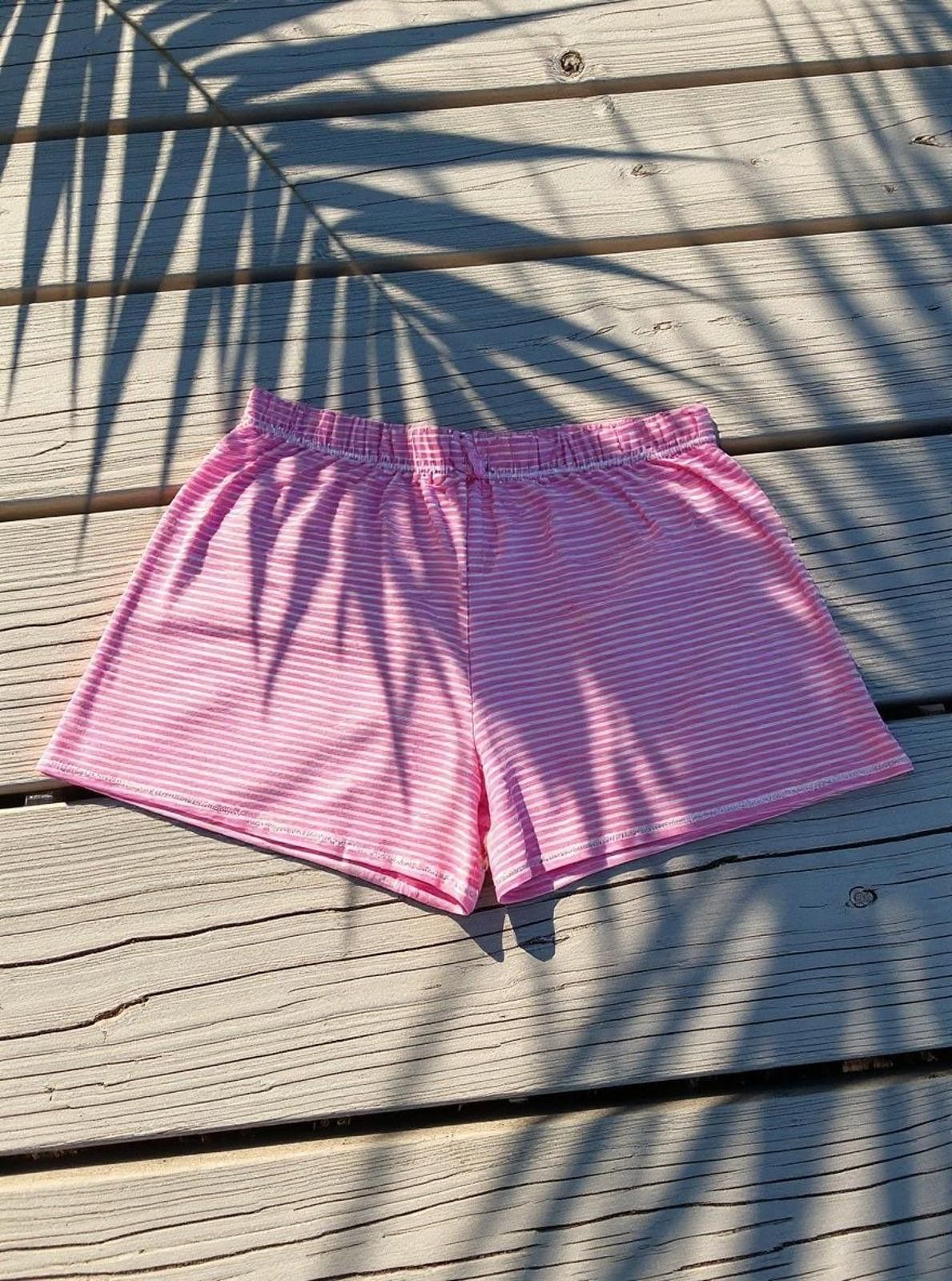 Other Roudelain Pink Striped Women's Casual Shorts Size 40" / US 18 - 1 Thumbnail
