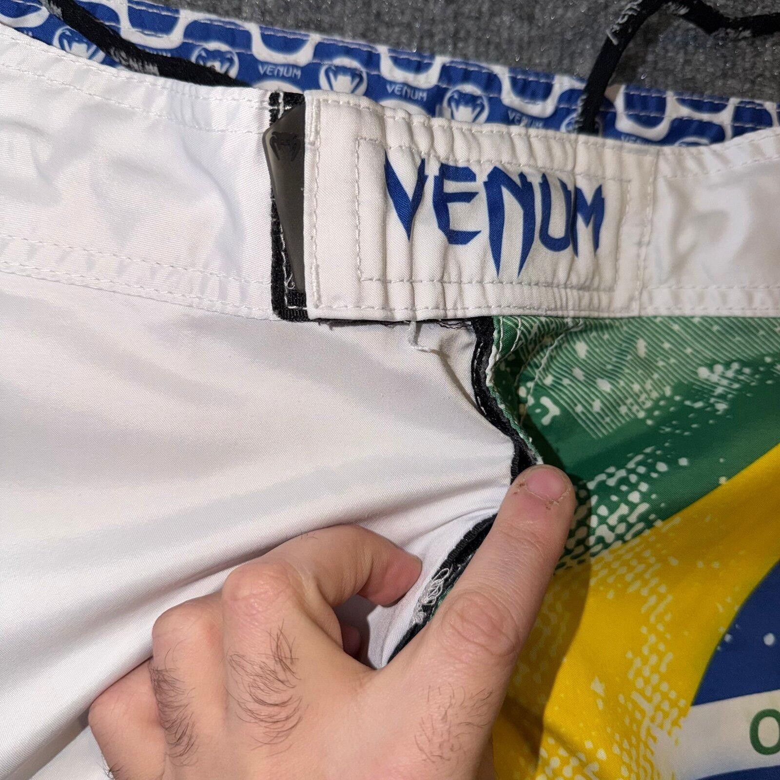 Venus Venum Brazil Jiujitsu MMA Fight Shorts Mens XS VTG Y2K 90s Size US 28 / EU 44 - 3 Thumbnail