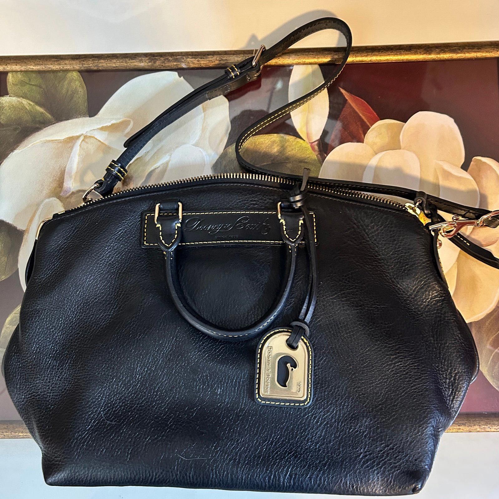 Dooney & Bourke Dooney & Bourke Black Pebble Grain Zip Zip Satchel DE668 BB Size ONE SIZE - 9 Thumbnail