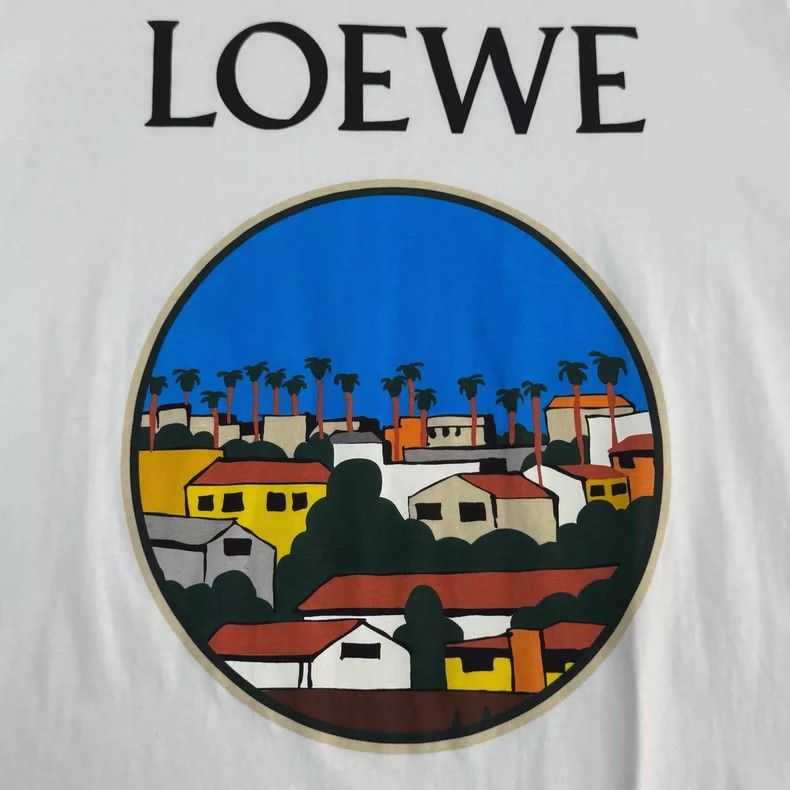 Loewe loewe White round ball letter short sleeve 2506-Nextarrow Size US S / EU 44-46 / 1 - 7 Thumbnail