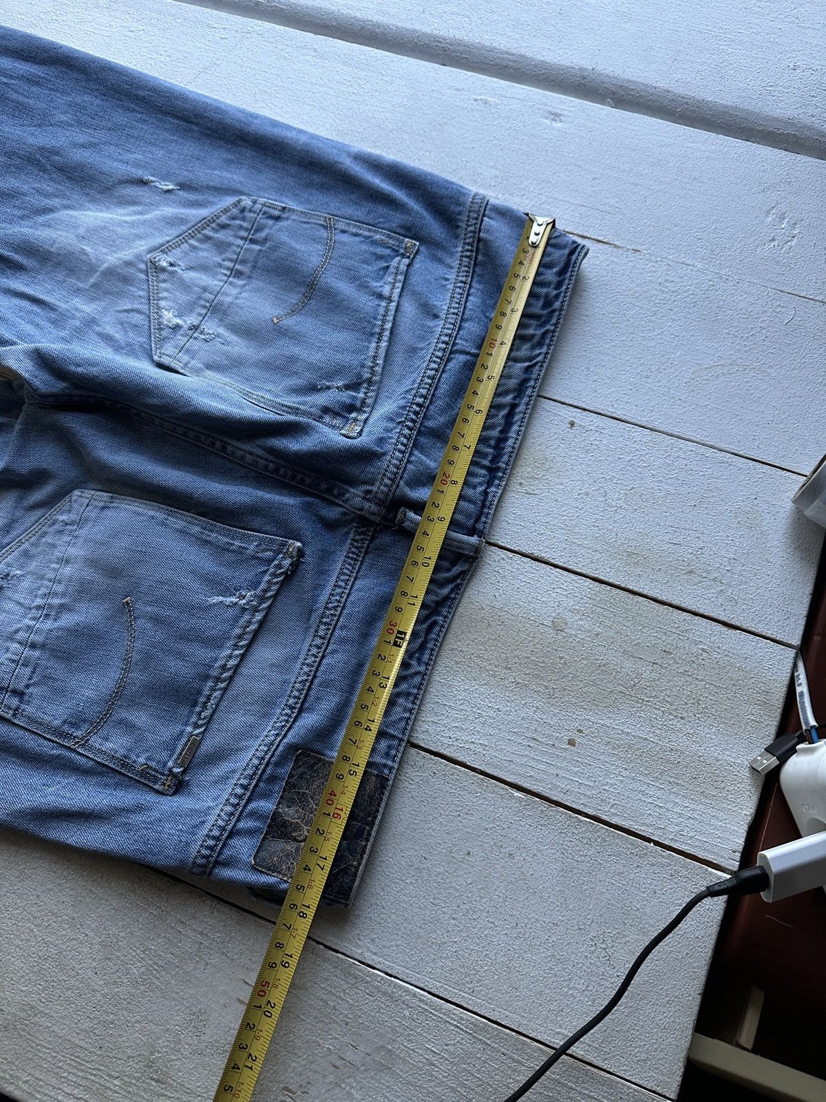 G-Star VNTG🚨96 G STAR RAW Jeans AVANT GARDE Washed Denim y2k 3301 Size 36" / US 14 / IT 50 - 14 Thumbnail