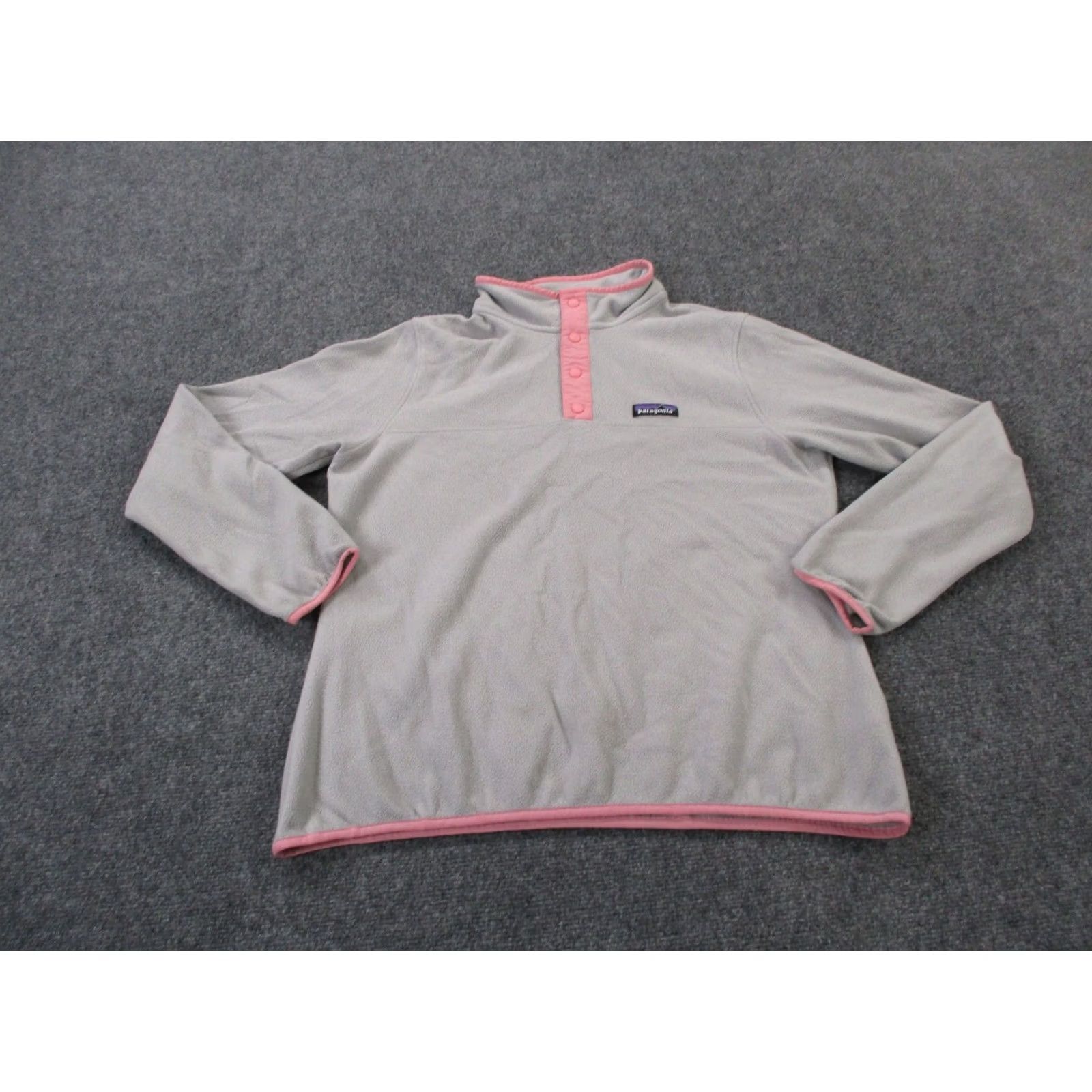 Patagonia Patagonia Jacket Womens L Gray Snap T Fleece Jumper Sweater Outdoor Hiking Size L / US 10 / IT 46 - 2 Thumbnail