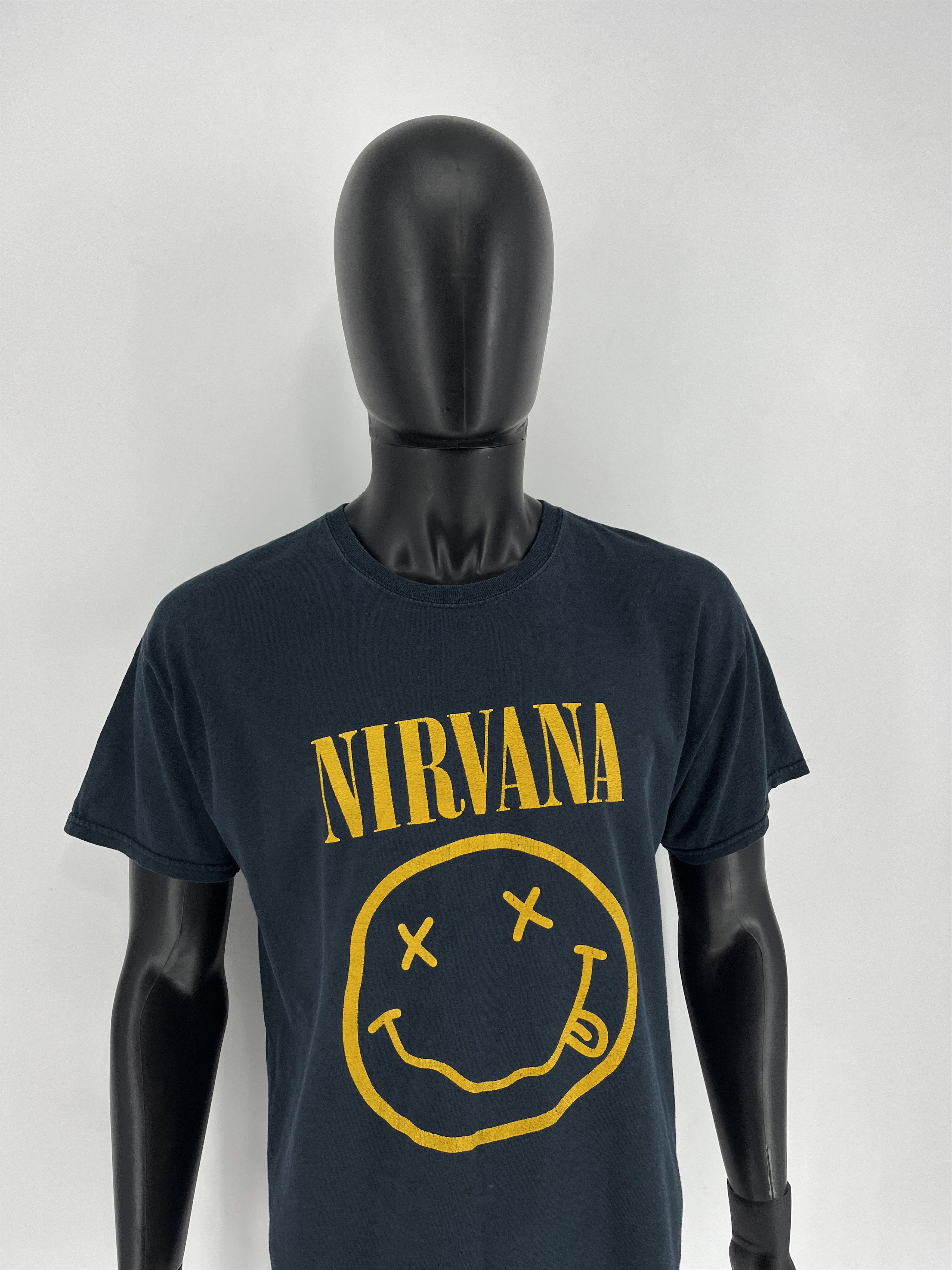 Band Tees × Nirvana × Vintage Vinyage Y2K Nirvana Band Tee Black Size US L / EU 52-54 / 3 - 3 Thumbnail