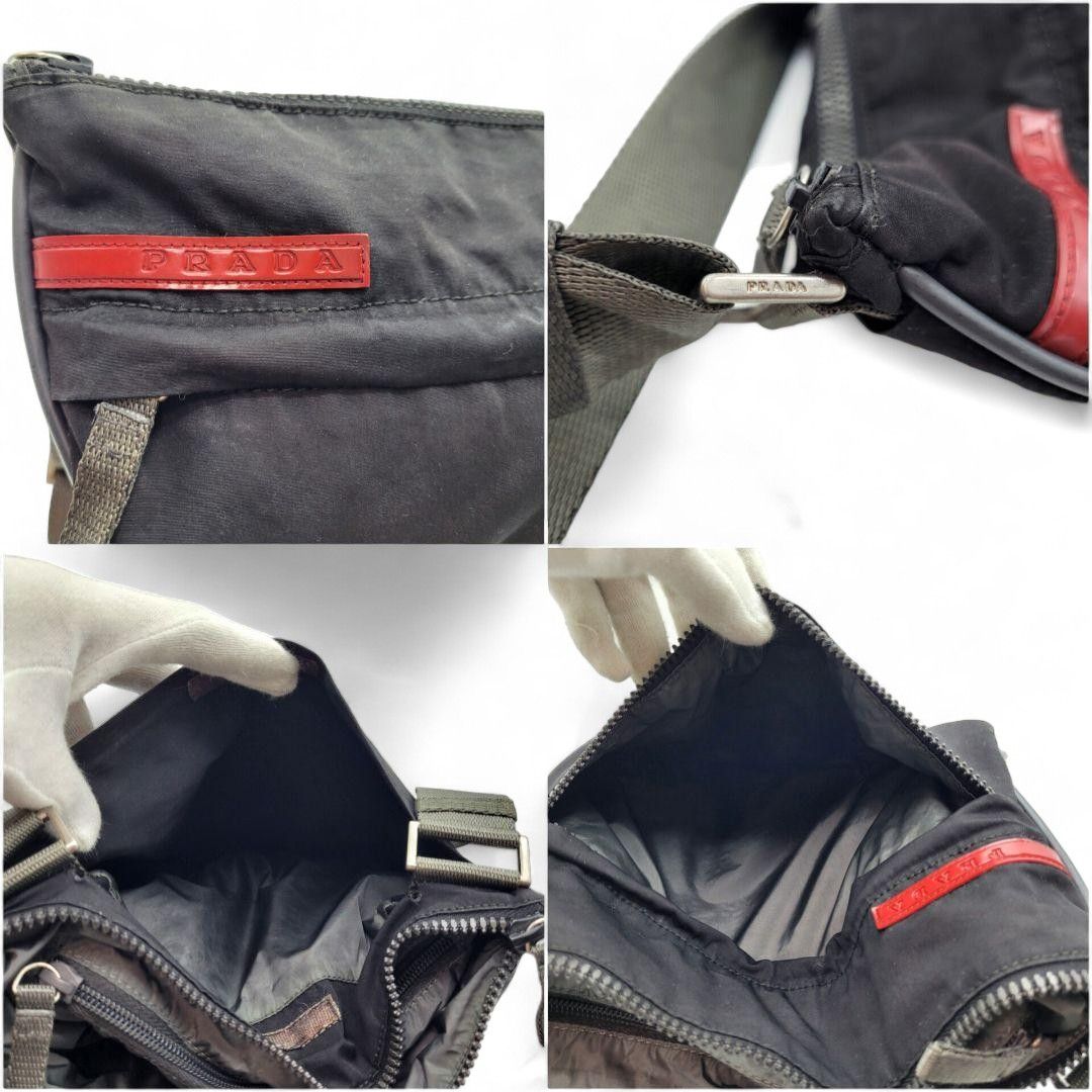 Prada Prada Sport - Nylon Shoulder Bag Crossbody Linea Rossa Size ONE SIZE - 6 Thumbnail