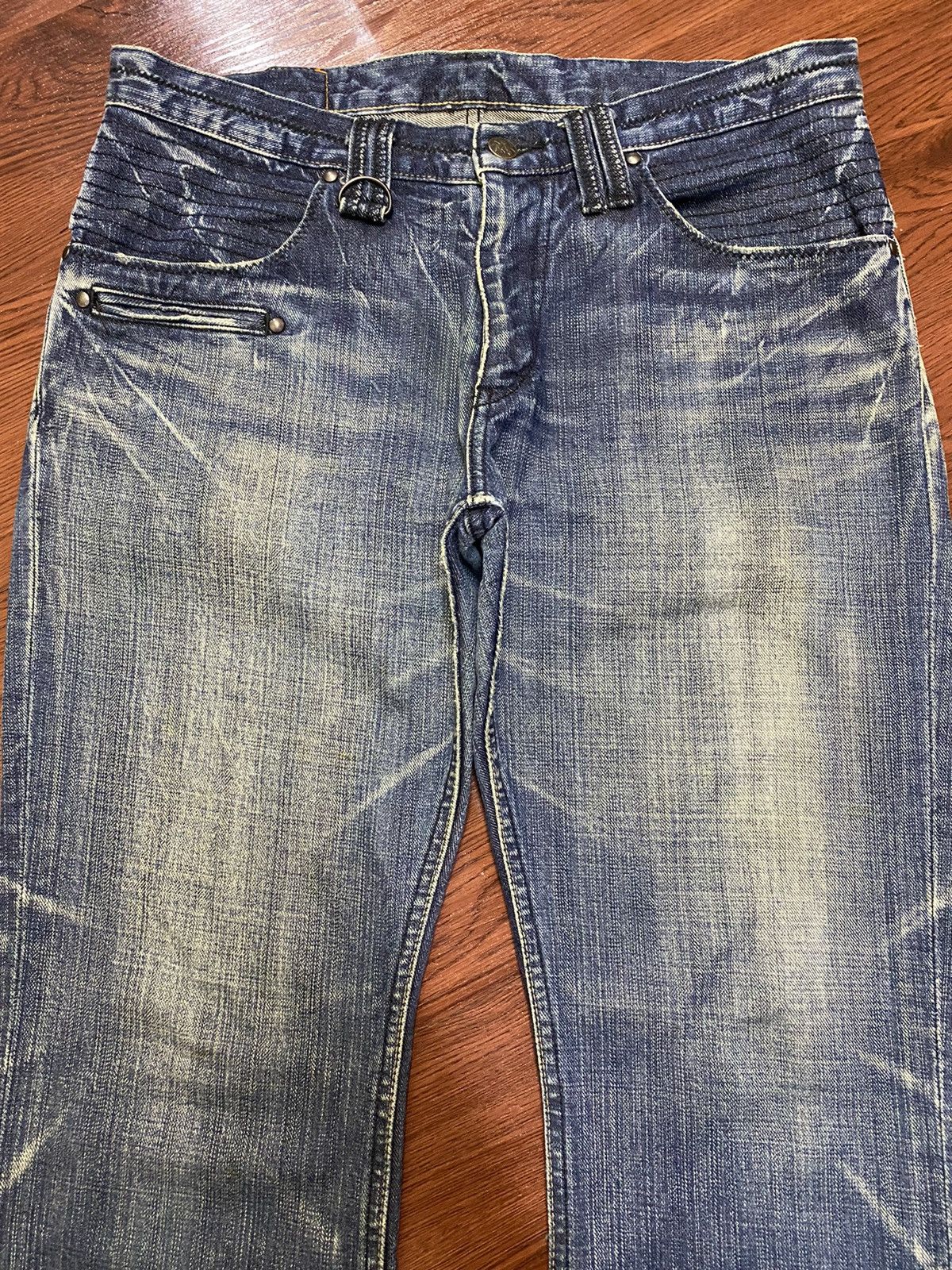 Japanese Brand D158 Roar Japan Hanamaka CROSSGUN Little Bootcut Jeans Size US 34 / EU 50 - 3 Thumbnail