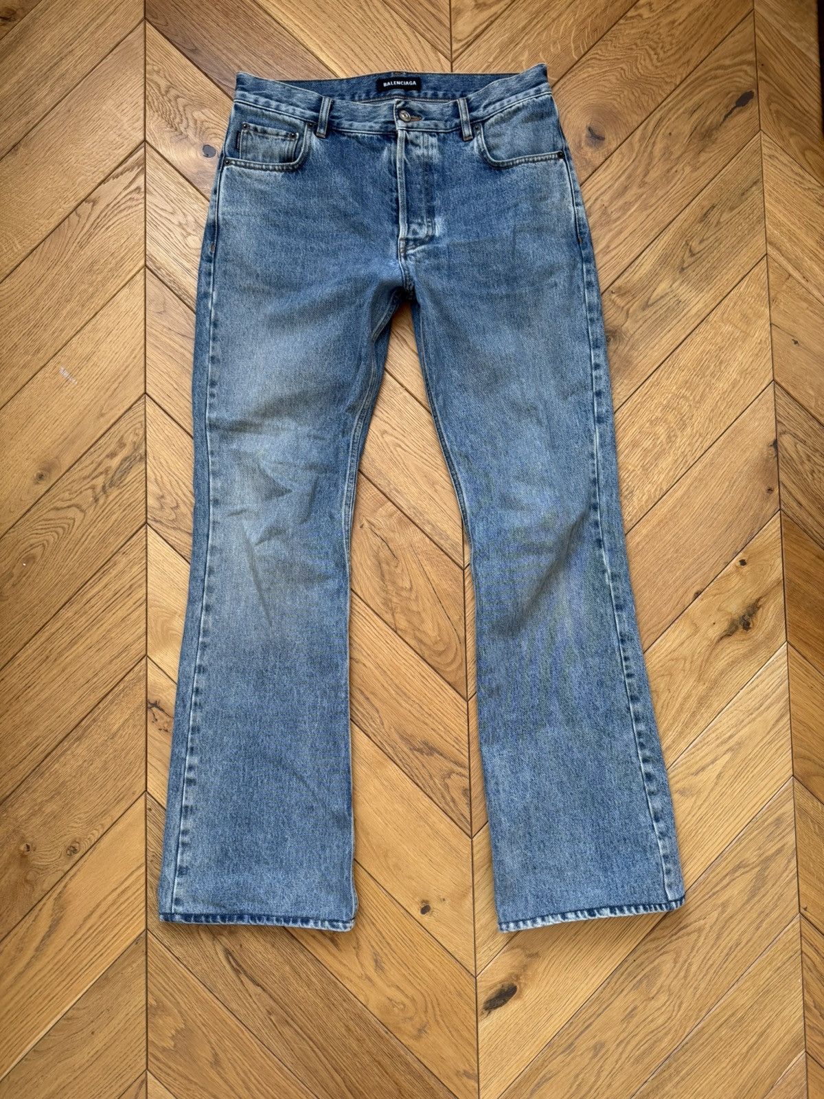 Balenciaga Balenciaga flared bootcut denim jeans Size US 30 / EU 46 - 1 Thumbnail