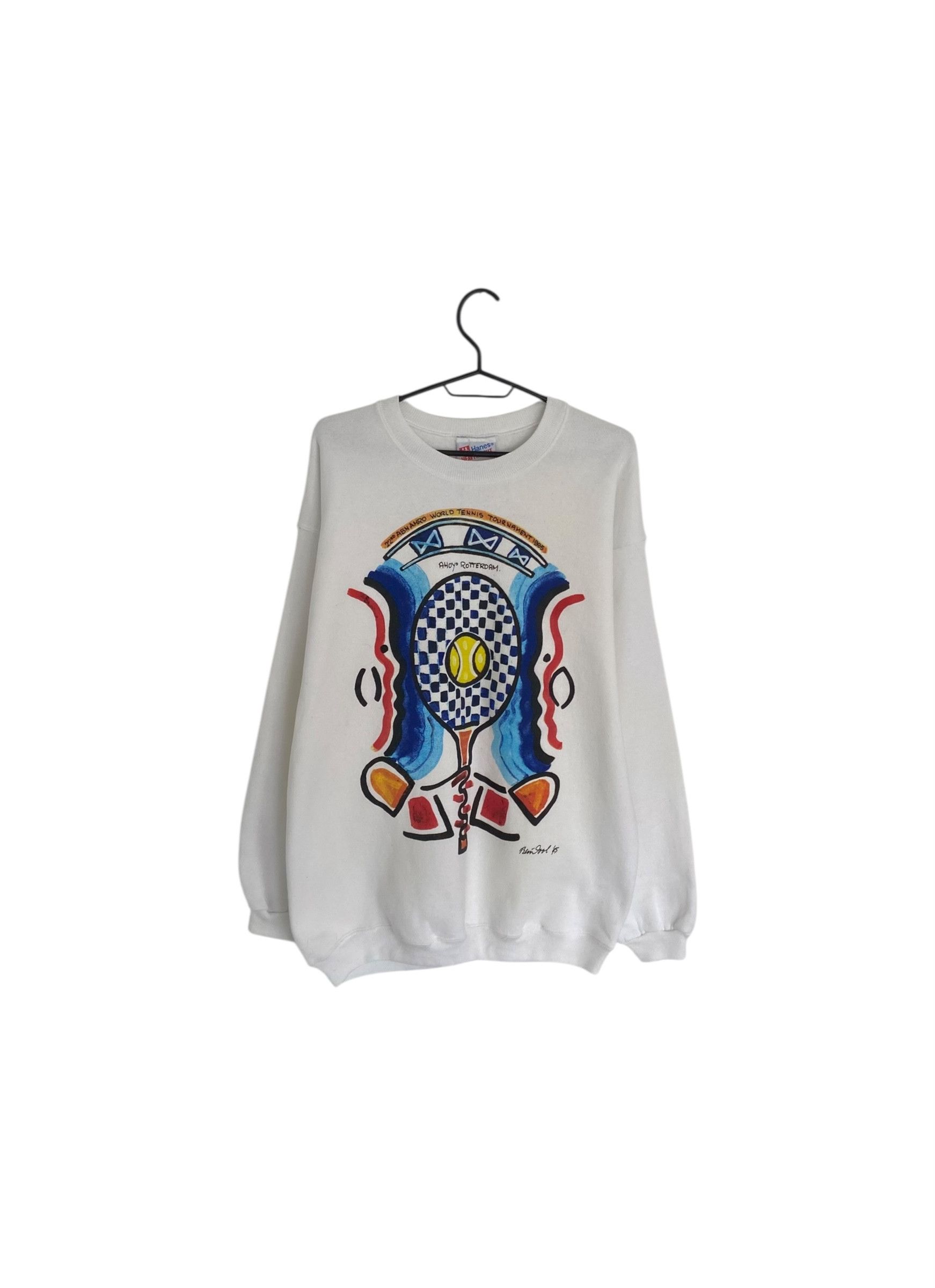 Hanes × Vintage 22nd ABN Ambro World tennis tournament 1995 vintage crewneck Size US XL / EU 56 / 4 - 1 Thumbnail