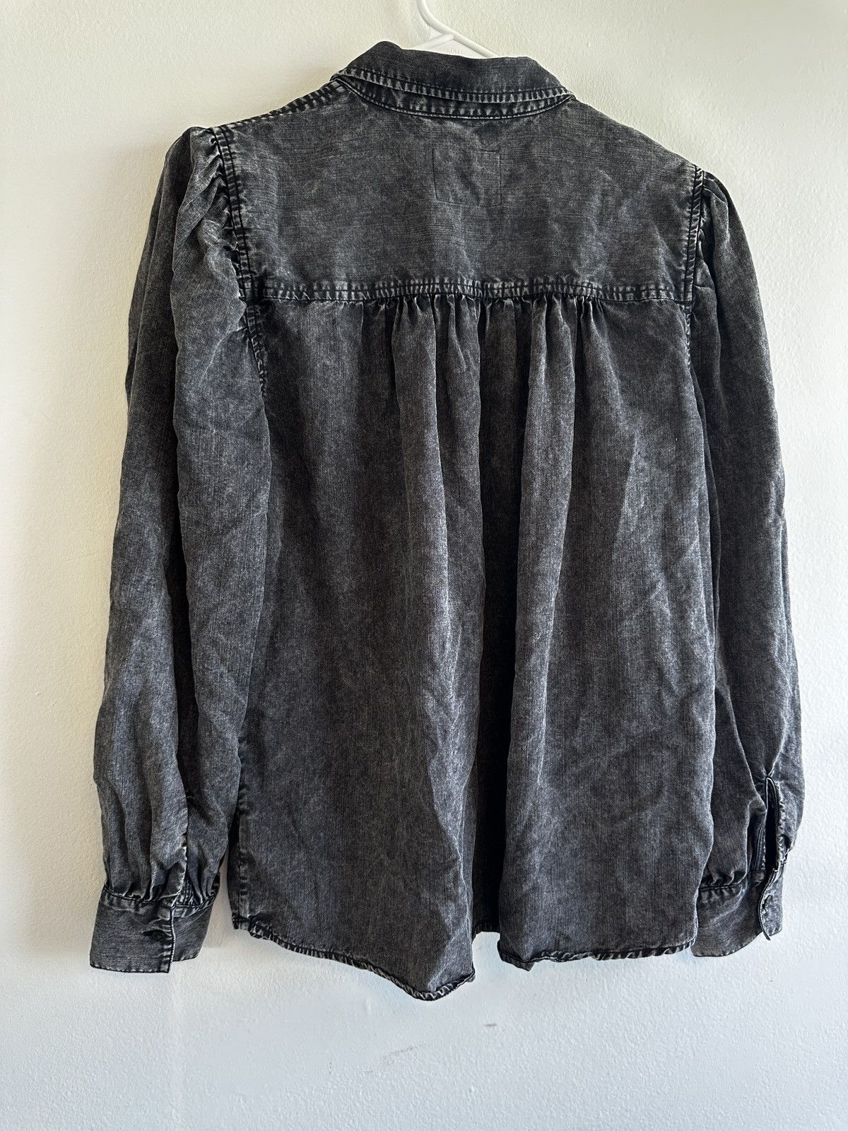 Rails Rails Angelica Black Acid Wash Top Button Front Women Size l Size L / US 10 / IT 46 - 4 Thumbnail