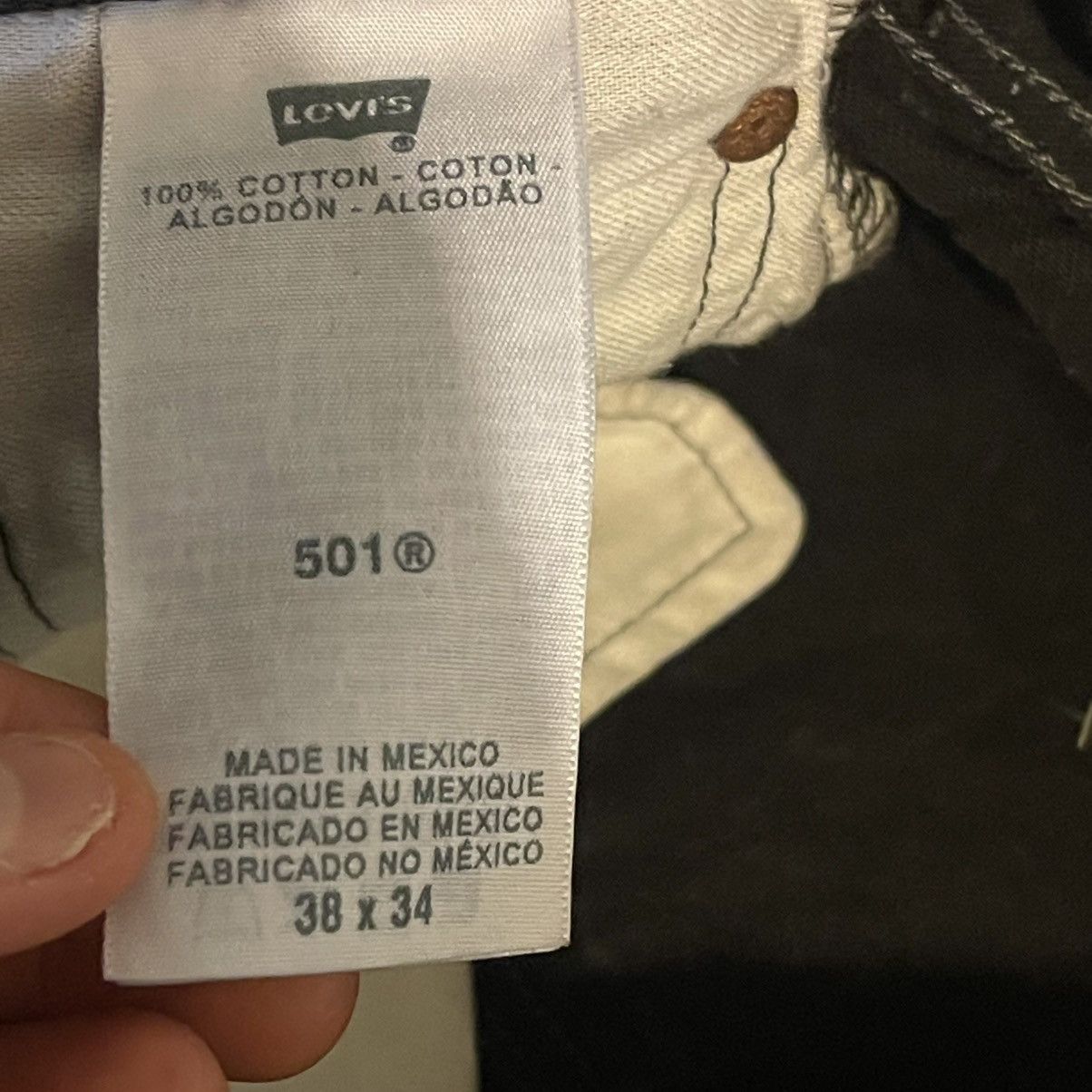 Levi's Vintage Levi's 501 Jeans Men 38x34 Brown Bootcut (36x32) Size US 36 / EU 52 - 3 Thumbnail