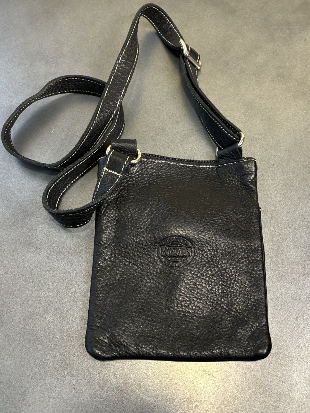 Roots Vintage Roots Leather Bag Crossbody Belt Bag Mini Messenger Size ONE SIZE - 7 Thumbnail