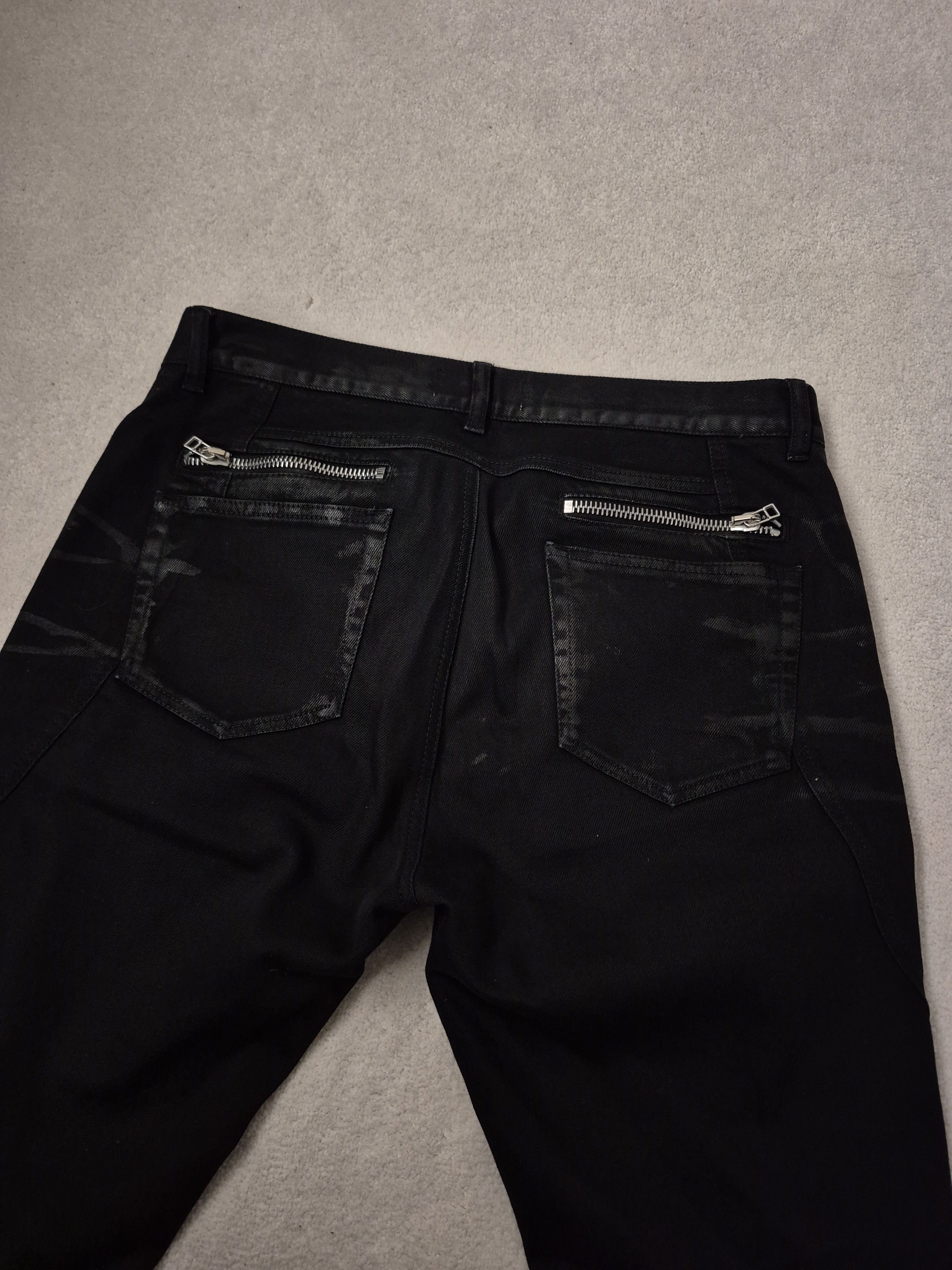 Faith Connexion Faith Connexion Biker Zip Jeans Punk Black W31 Size US 31 - 5 Thumbnail