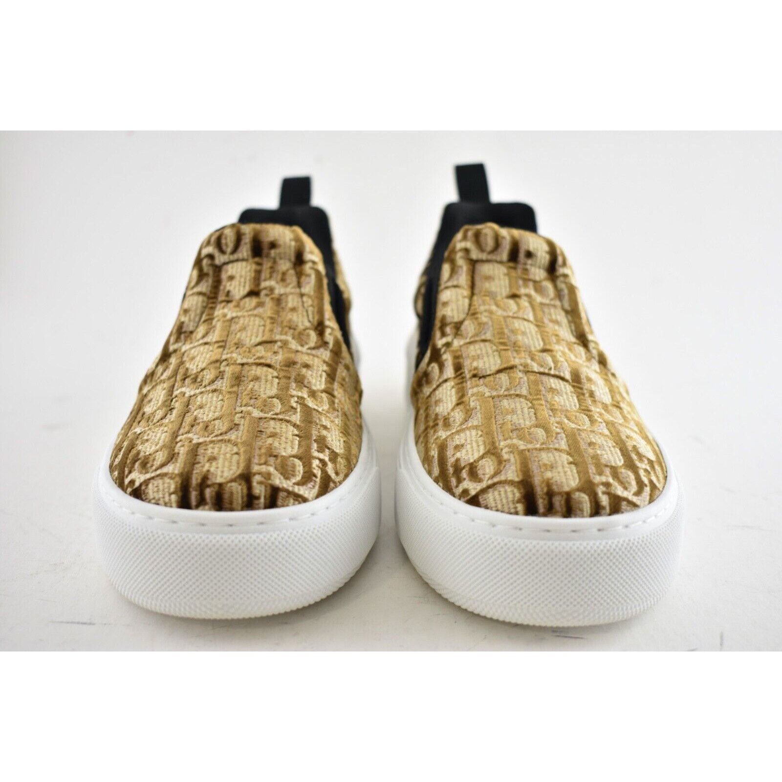 Dior Solar Oblique Logo White Flat Skate Slip On Low Sneaker 36 Size US 6 / IT 36 - 6 Thumbnail