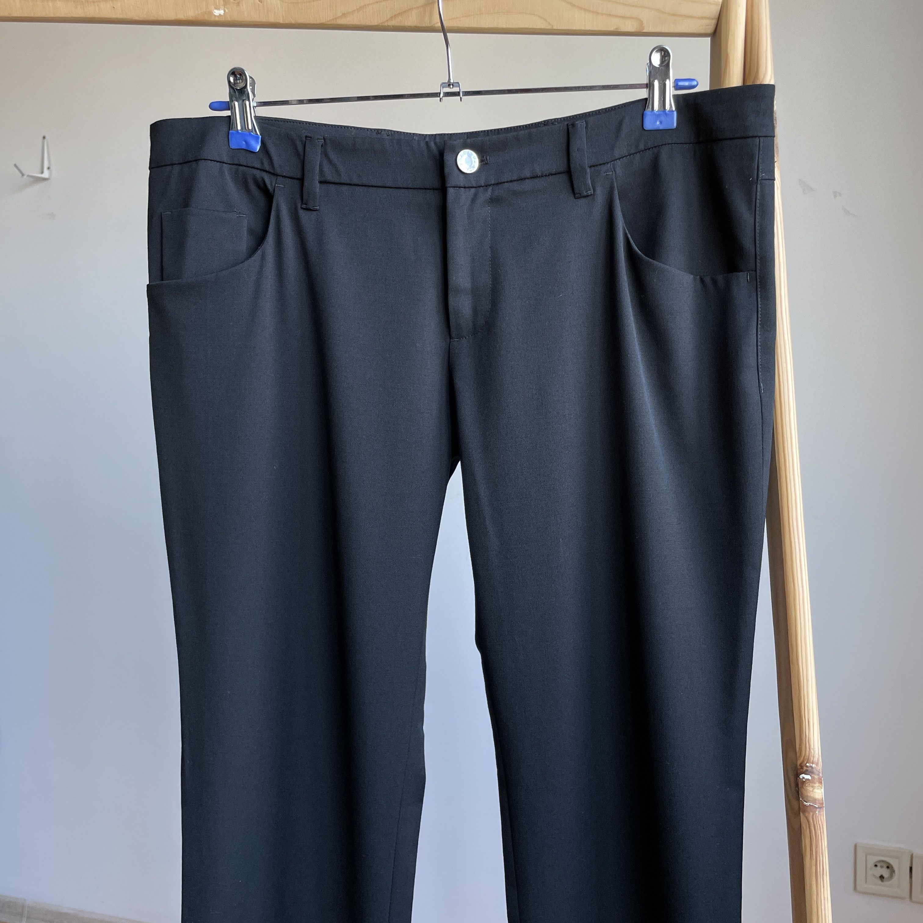 Prada Prada Womens 2008 Ankle Zip Wool Dress Trousers Size IT 46 Size 32" / US 10 / IT 46 - 3 Thumbnail