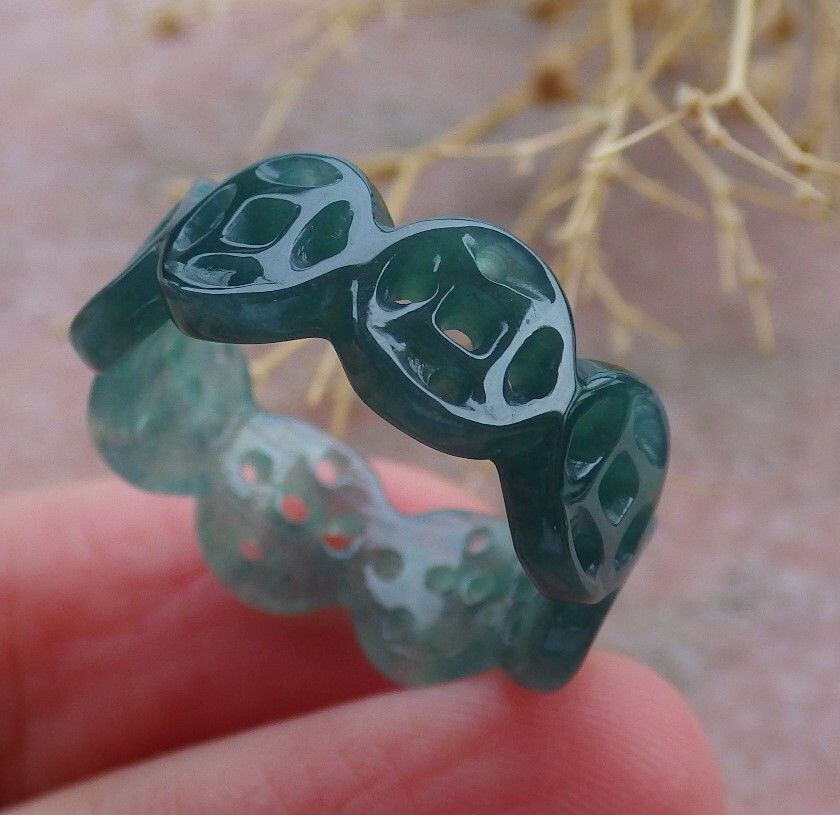 Other 108616 VS Certified Jadeite jade Green Coin Circle NO. 6 Size ONE SIZE - 1 Thumbnail