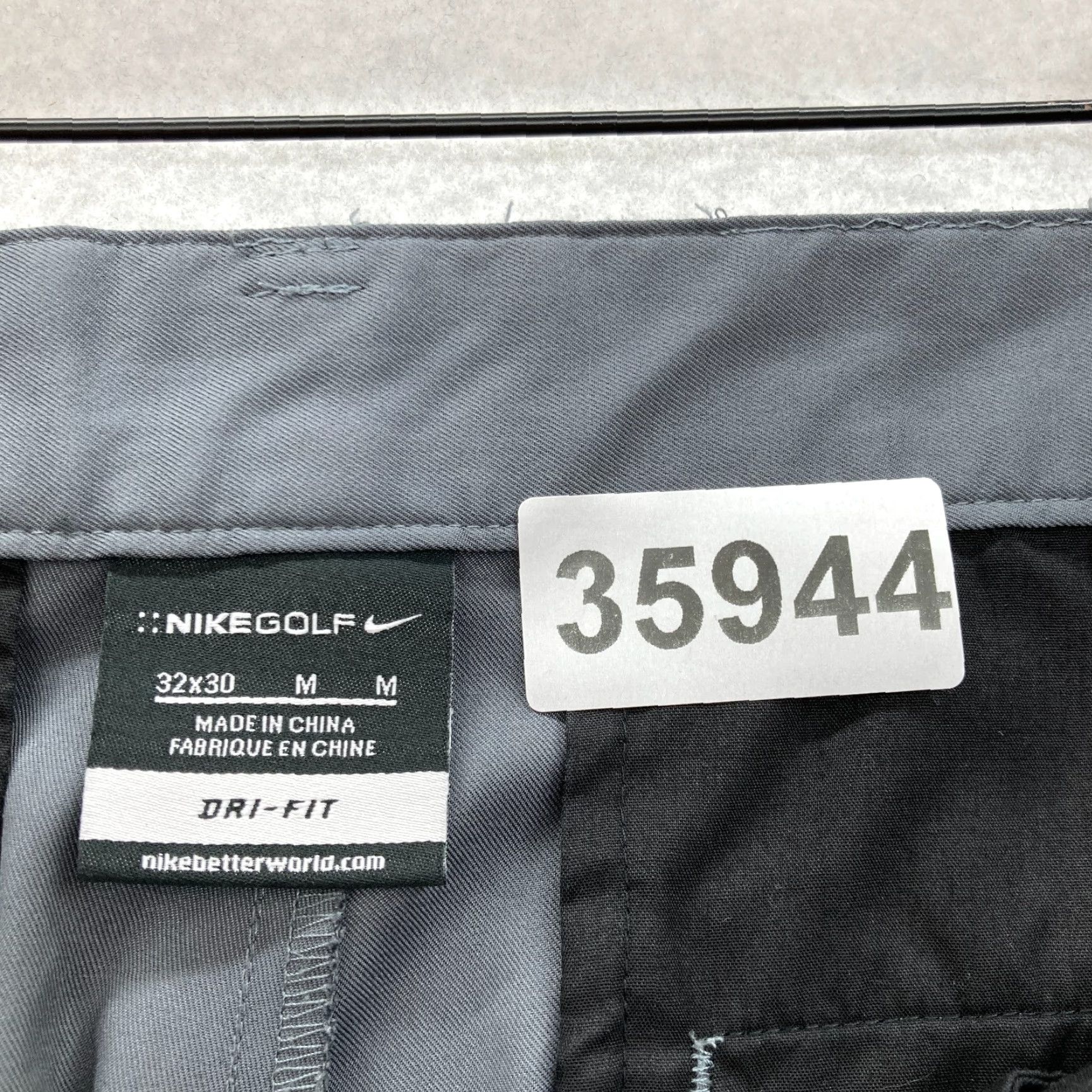 Nike Nike Golf Tech Pants Mens 32x30 Gray Performance Stretch Dri-Fit Casual Preppy Size US 32 / EU 48 - 7 Thumbnail