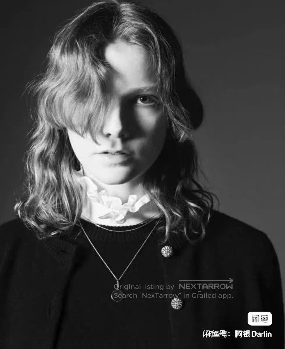 Hedi Slimane Celine 21FW Runway Ruffled Collar White Shirt. Size S / US 4 / IT 40 - 9 Thumbnail