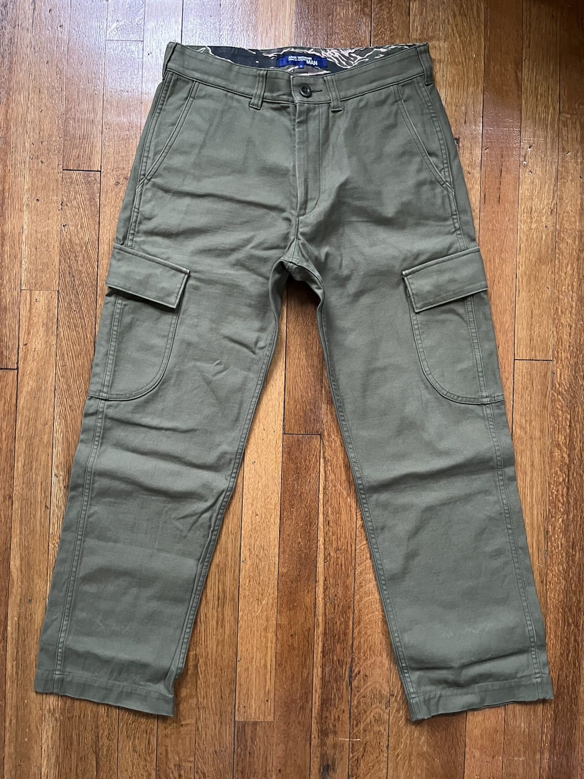 Junya Watanabe MAN FW2020 olive cargo trousers