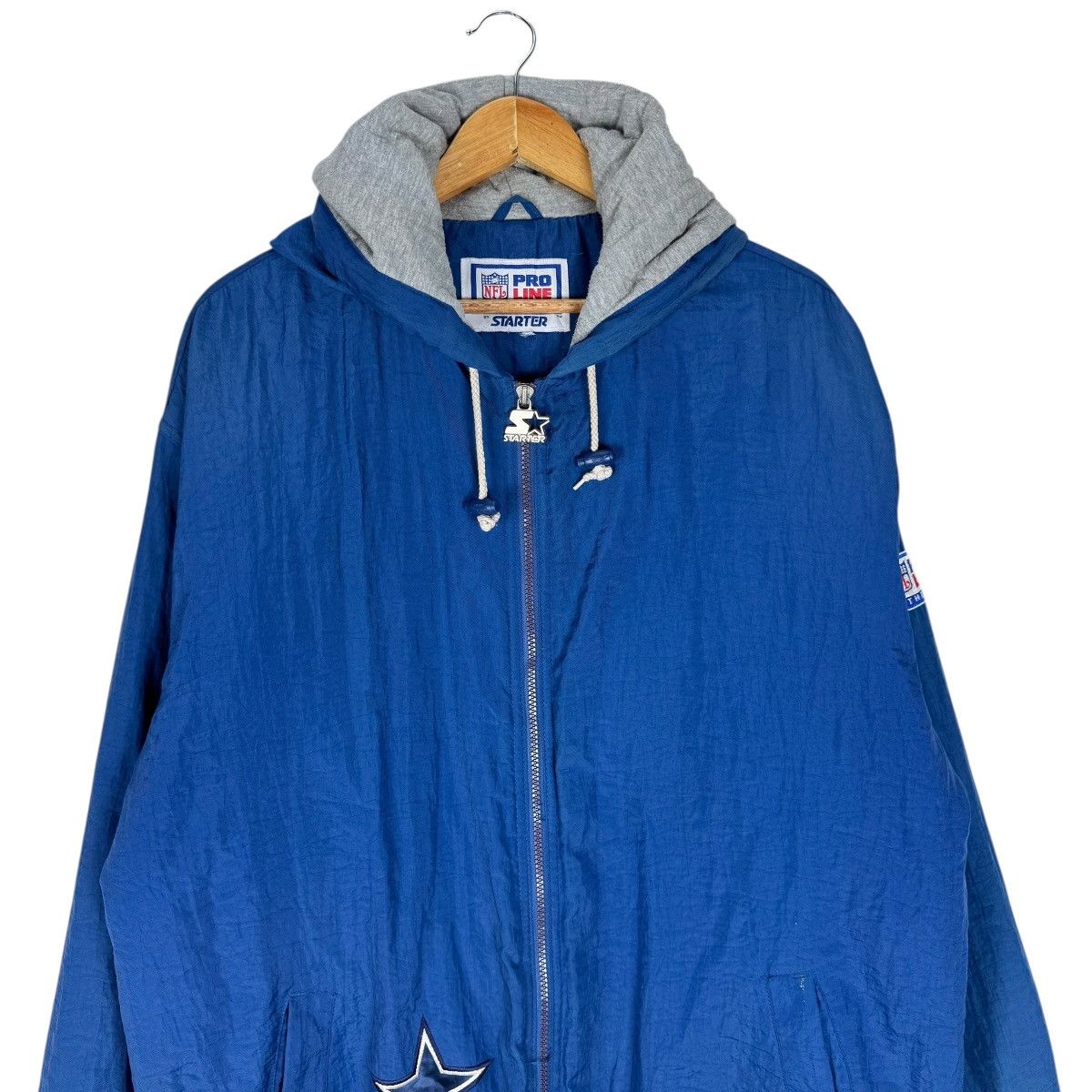 Starter ☀️90s DALLAS COWBOYS NFL STARTER JACKET Size US L / EU 52-54 / 3 - 3 Thumbnail