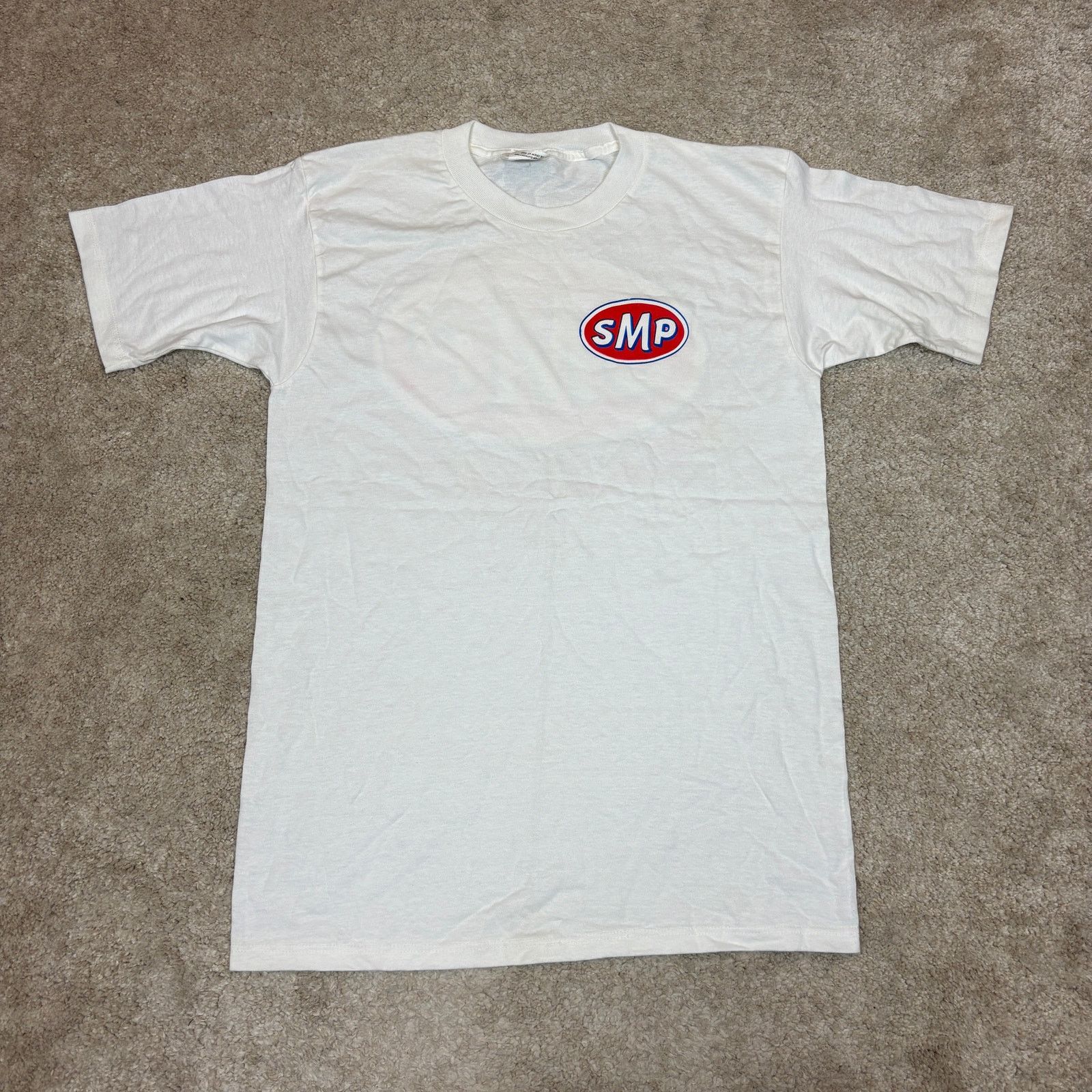 Vintage Vintage 90s SMP Skateboarding STP Parody Logo T Shirt M Size US M / EU 48-50 / 2 - 2 Thumbnail