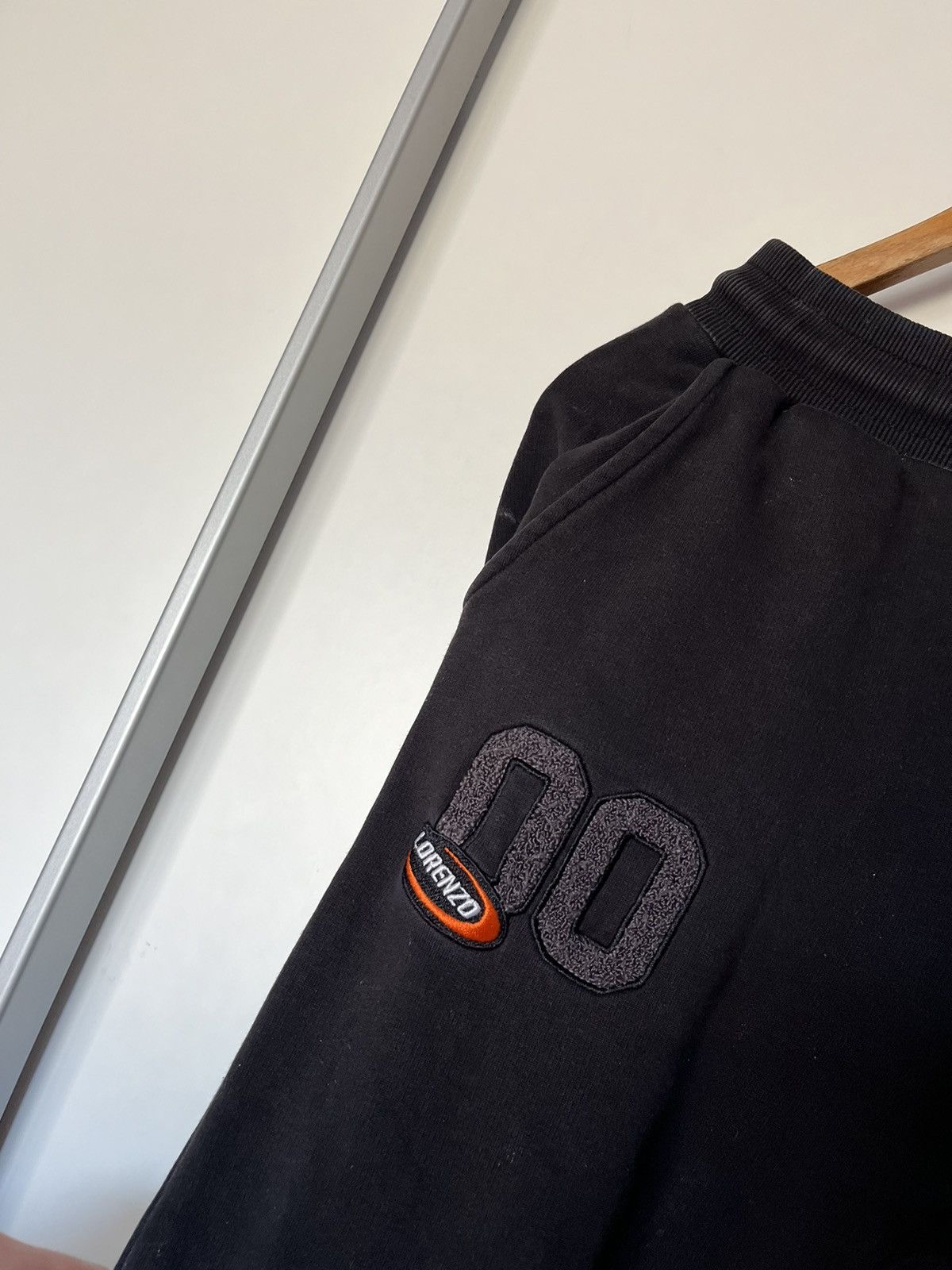 Designer × Vintage Lorenzo Veratti Sweatpants / Joggers (Black) UK Drip Roadman Size US 31 - 3 Thumbnail