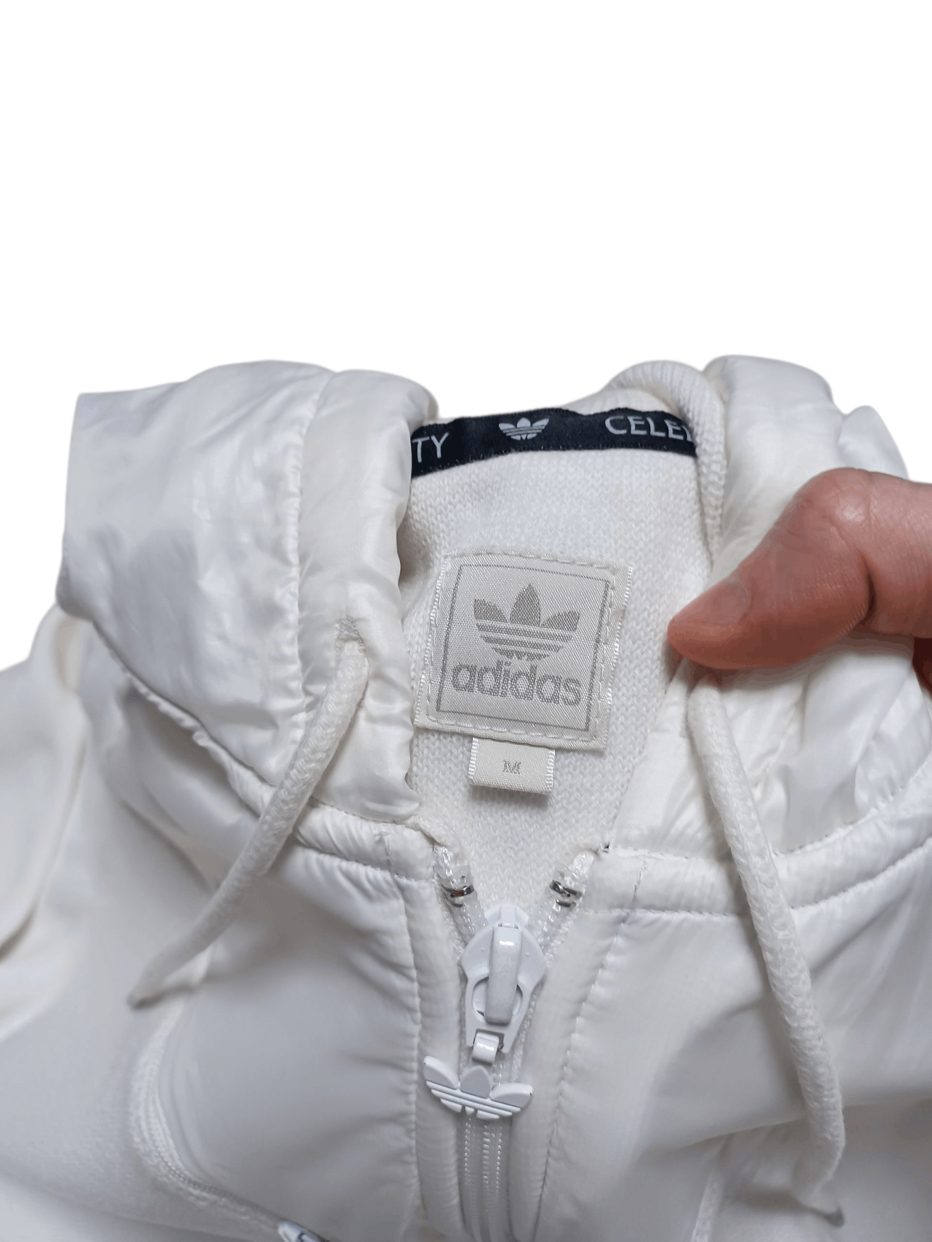 Adidas ADIDAS ORIGINALS VINTAGE 2008 BIG LOGO ZIP HOODIE Size US M / EU 48-50 / 2 - 5 Thumbnail