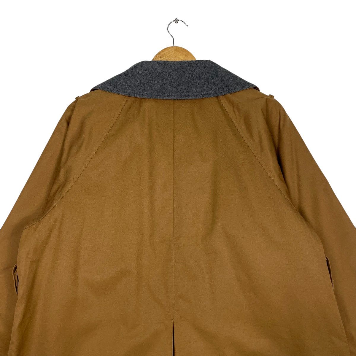 Designer × Japanese Brand × Vintage 💥RAMOSPORT RICH BROWN PARKA SHAWL COLLAR JACKET Size US L / EU 52-54 / 3 - 7 Thumbnail