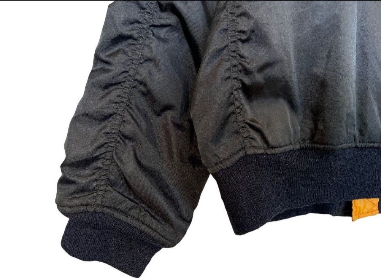 Vintage Vintage USAF MA-1 Military Flight Black Bomber Jacket Large Size US L / EU 52-54 / 3 - 6 Thumbnail