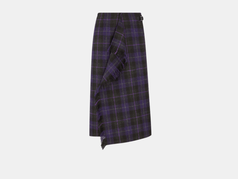 Dior o1w1db10326 511J20 Midi Skirt in Multicolor Size 27" / US 4 / IT 40 - 1 Thumbnail