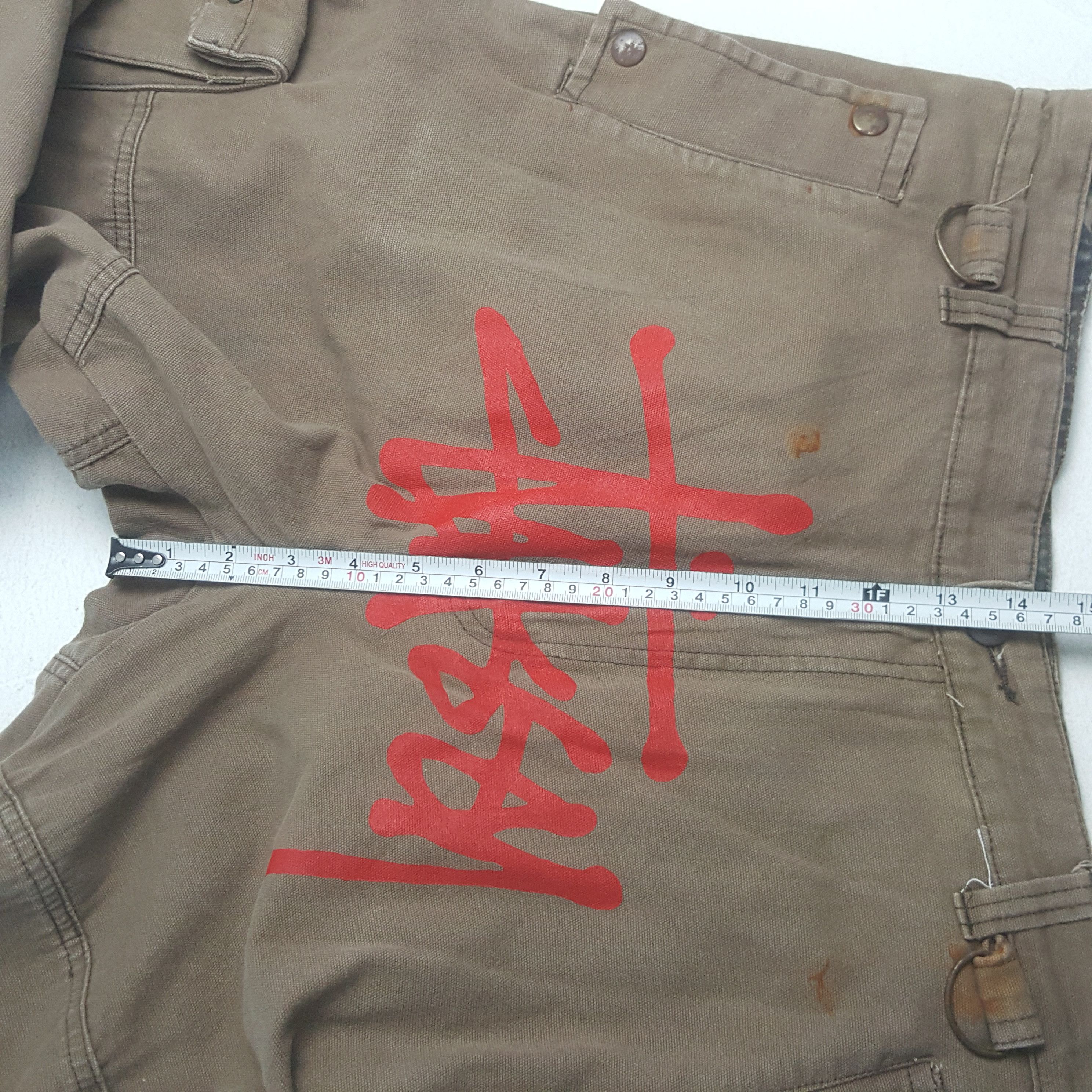 Stussy × Vintage Vintage Stussy USA Custom Big Art Logo Pants Size US 35 - 8 Thumbnail