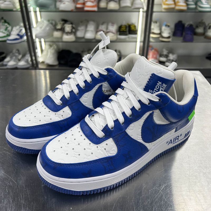 Louis Vuitton Nike x Louis Vuitton Air Force 1 Sneakers 0079 Size US 6.5 / EU 39-40 - 1 Thumbnail