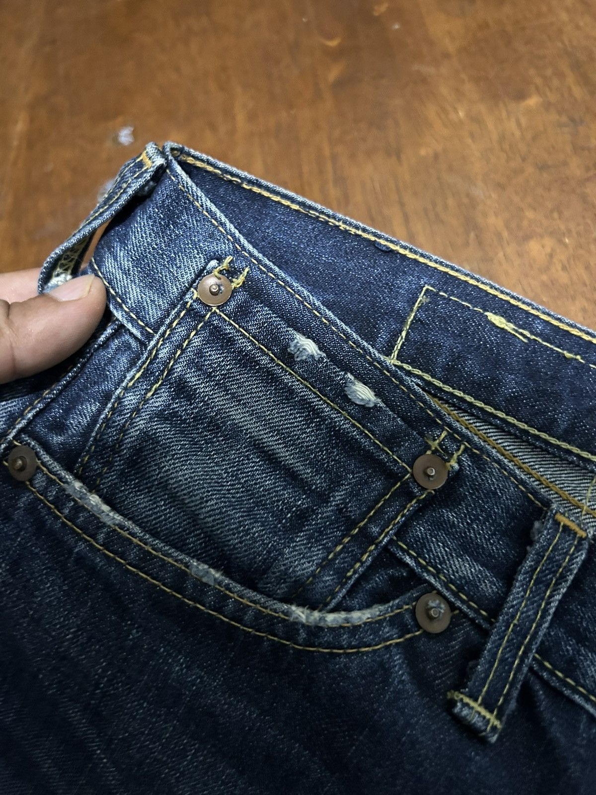 Levi's × Vintage Levis 501 Redline Jeans Size US 32 / EU 48 - 11 Thumbnail