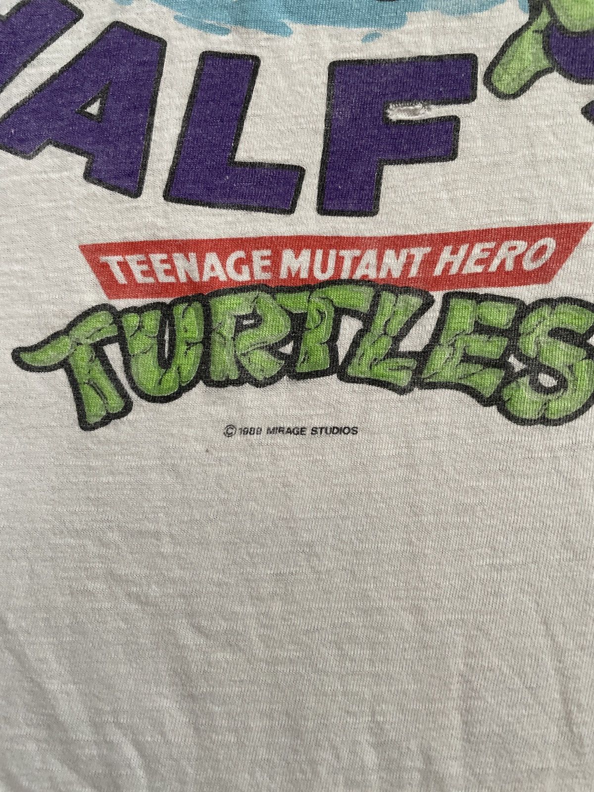 Teenage × Vintage Vintage 80s Teenage Mutant Ninja Turtles Animated Shirt Size US XL / EU 56 / 4 - 3 Thumbnail