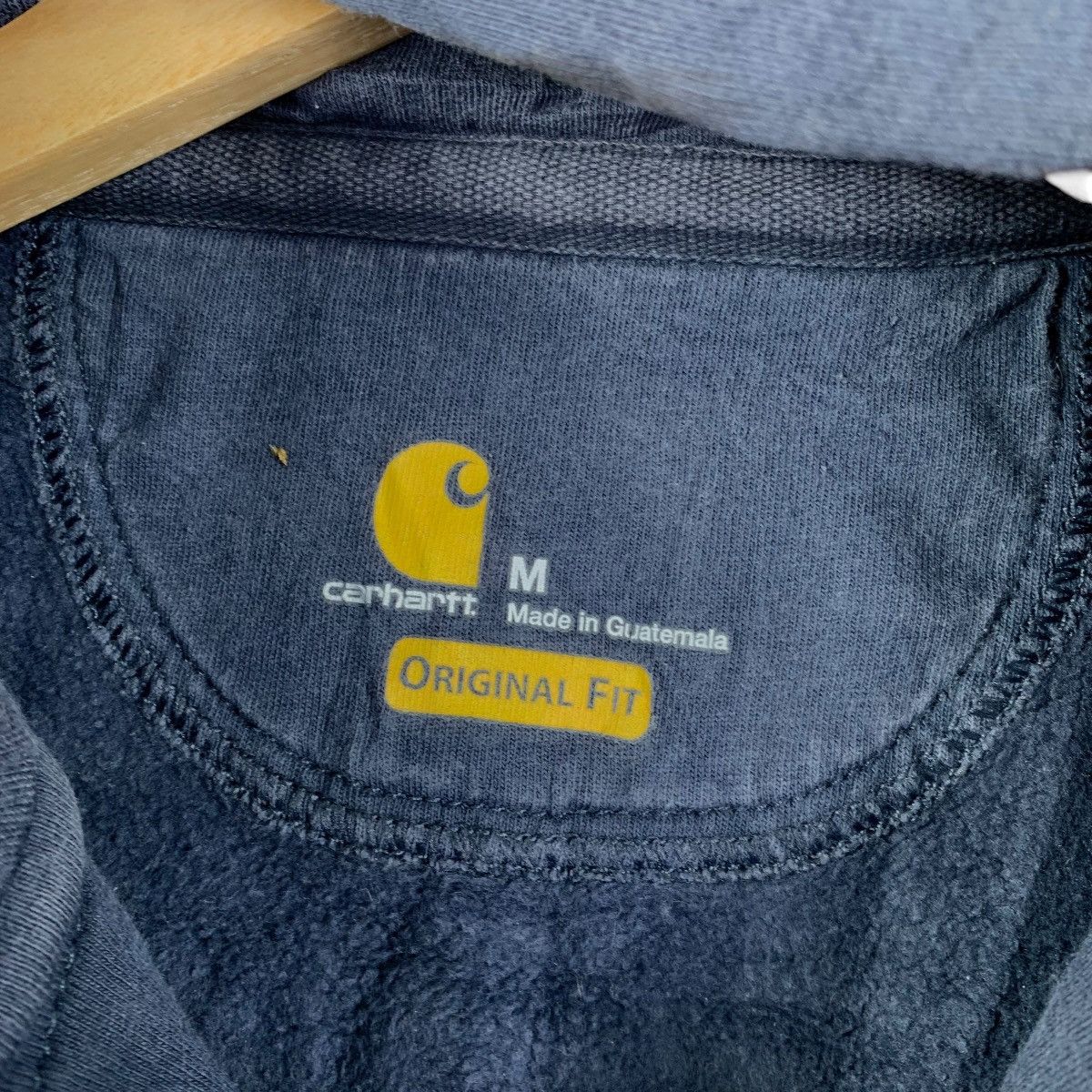Carhartt CARHARTT Rain Defender Half Zip Hoodie Navy Blue Heavyweight Size US M / EU 48-50 / 2 - 3 Thumbnail