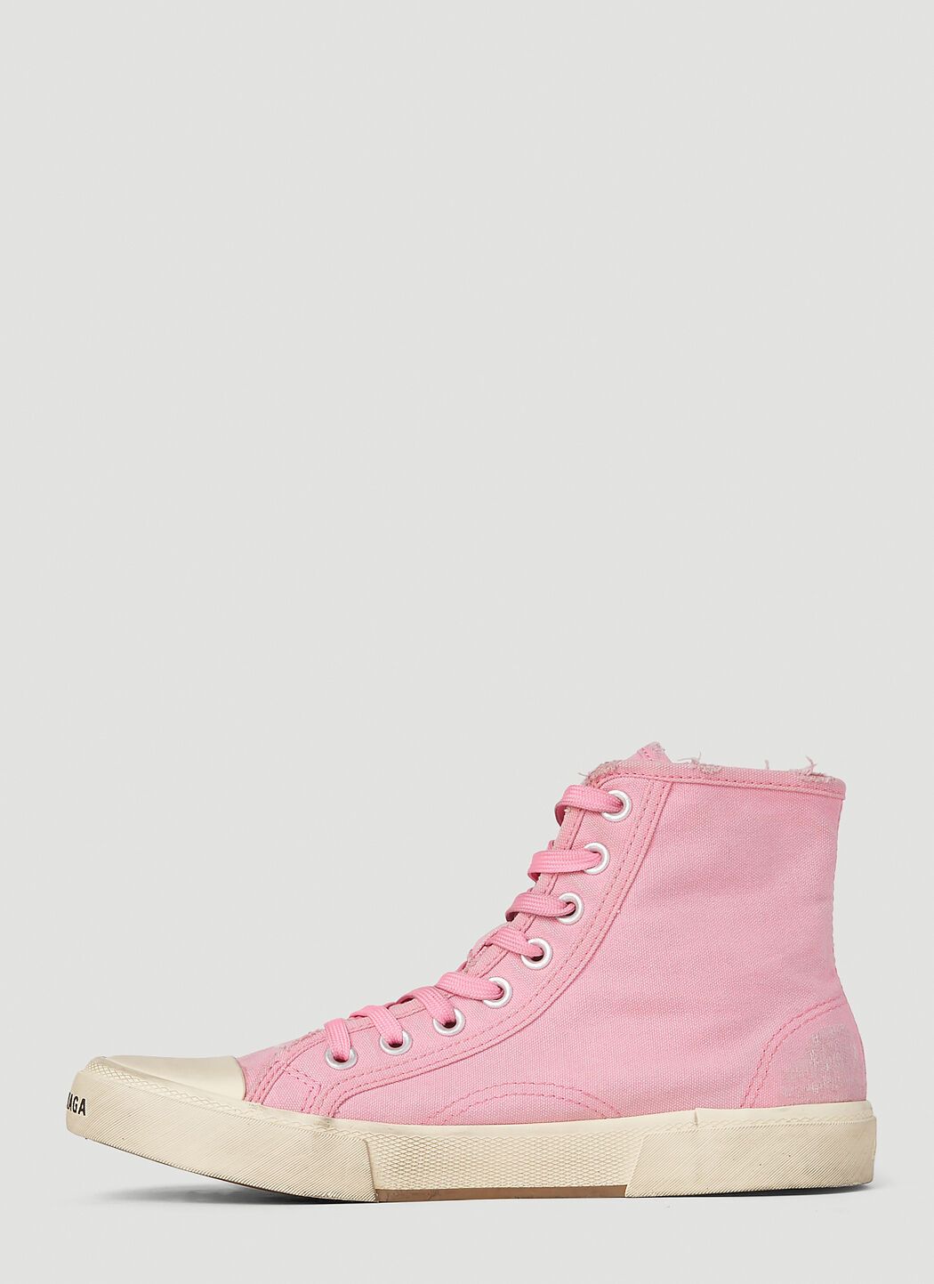 Balenciaga o1mt1gz0525 Paris High Top Sneakers in Pink Size US 7 / IT 37 - 3 Thumbnail