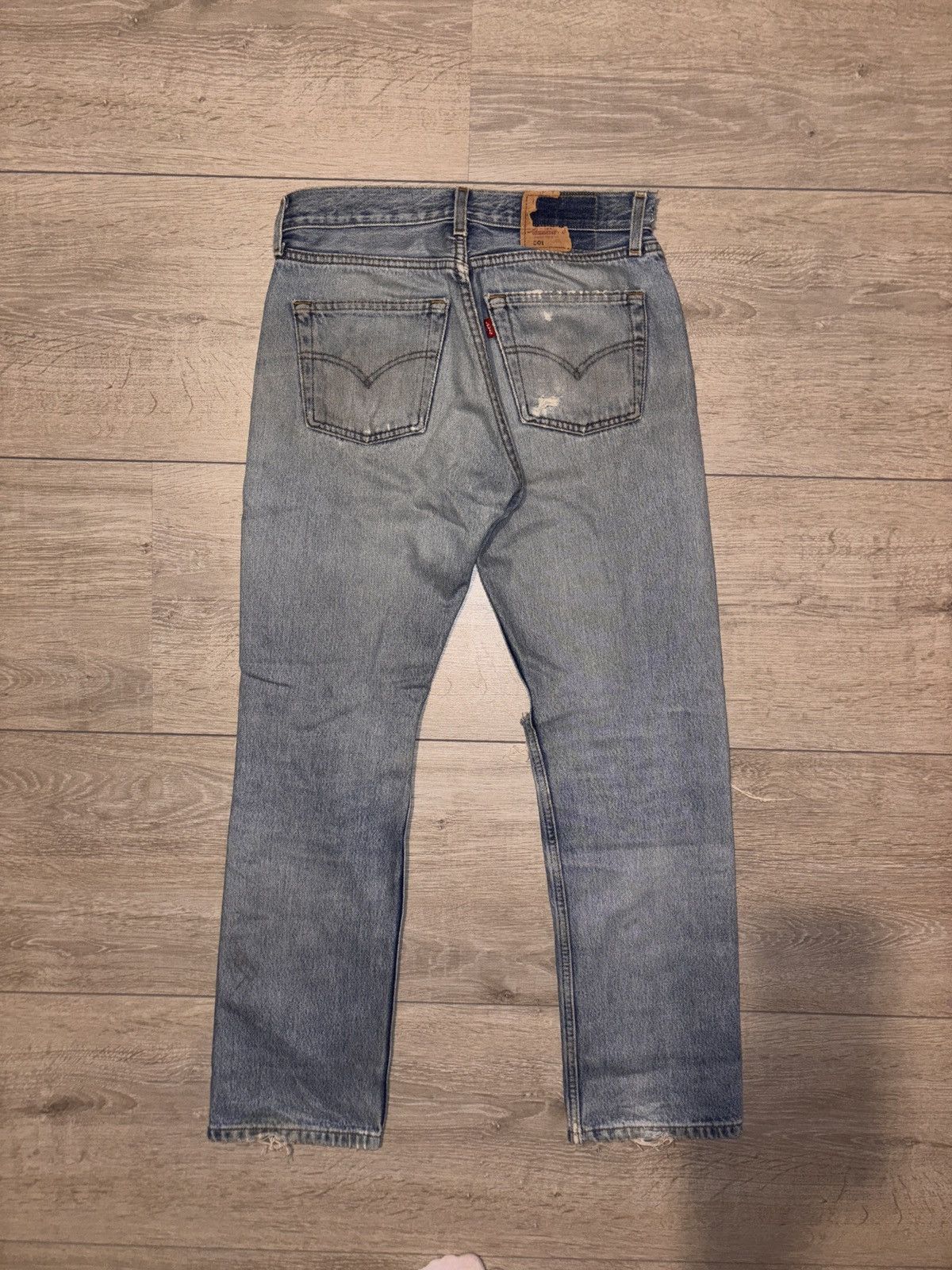Levi's × Levi's Vintage Clothing Vintage Levi’s 501 Wash Distressed Denim Size US 29 - 5 Thumbnail