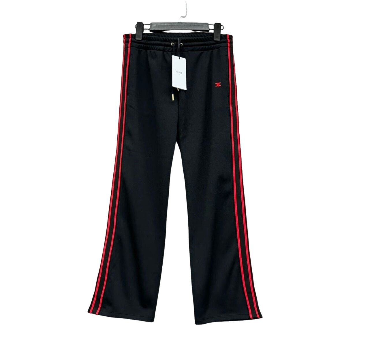 Celine CELINE Triomphe Embroidered Track Pants S Size US 30 / EU 46 - 1 Thumbnail